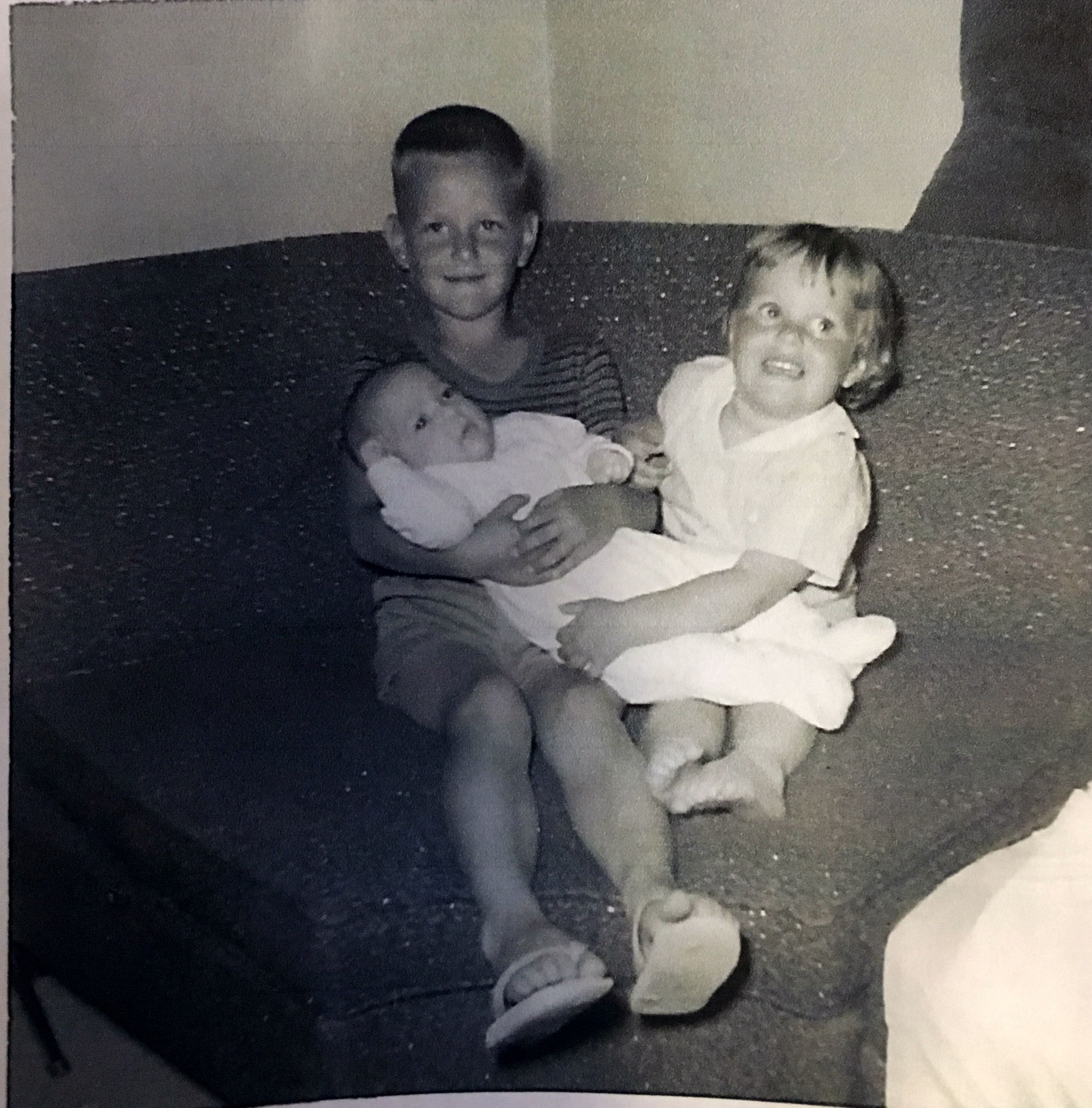 My three kids in early 1960’s