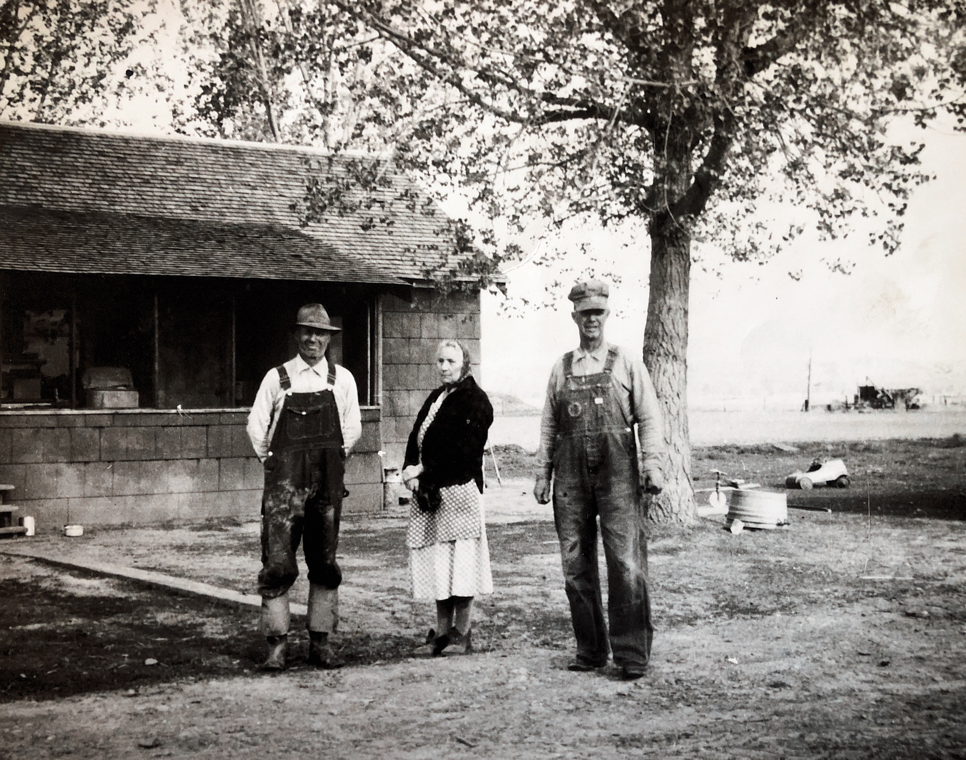 Tony, Mary and Soren Nielsen 1946
On Tony’s farm.