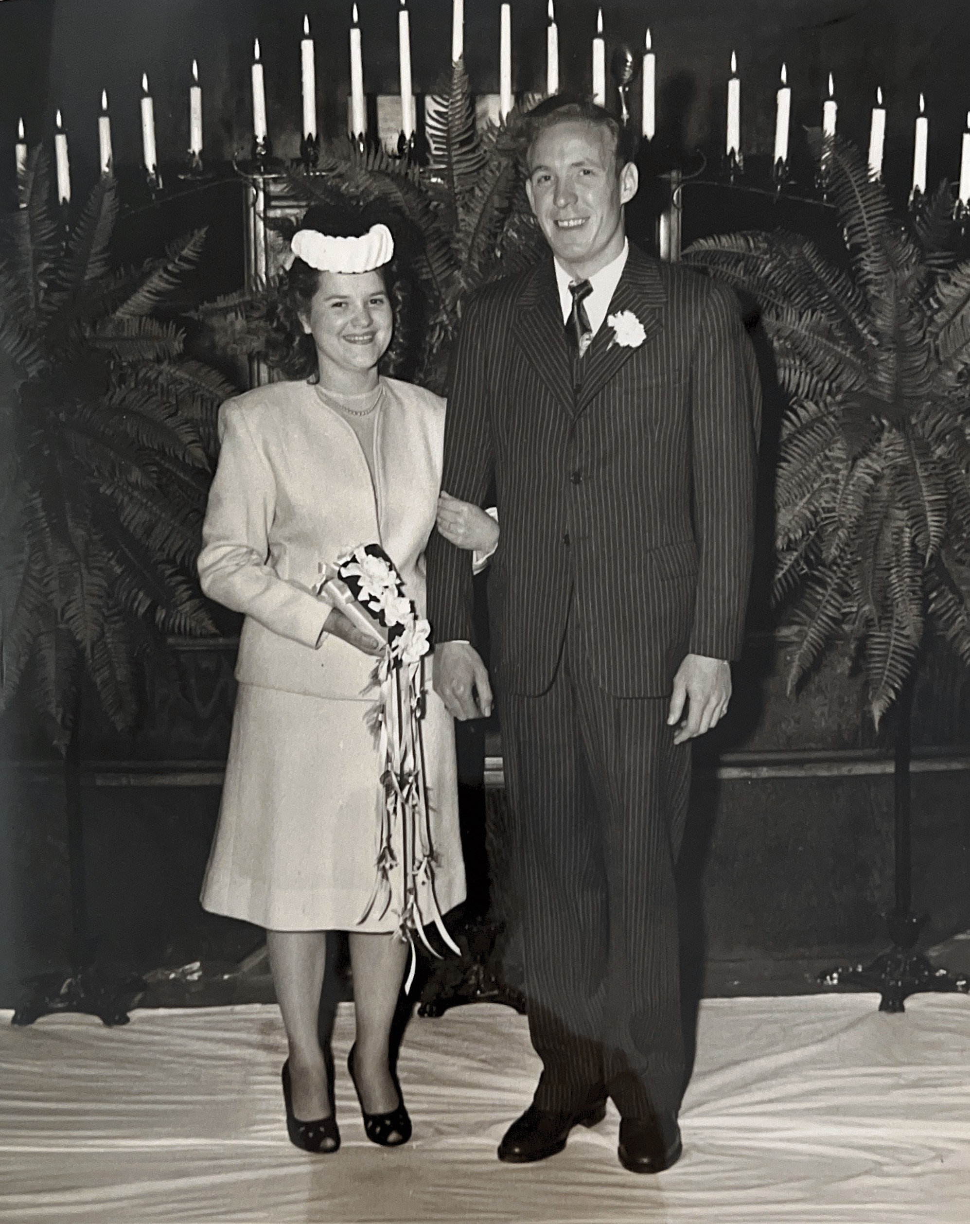 Juanita and Paul Courtney 
2–1-1947