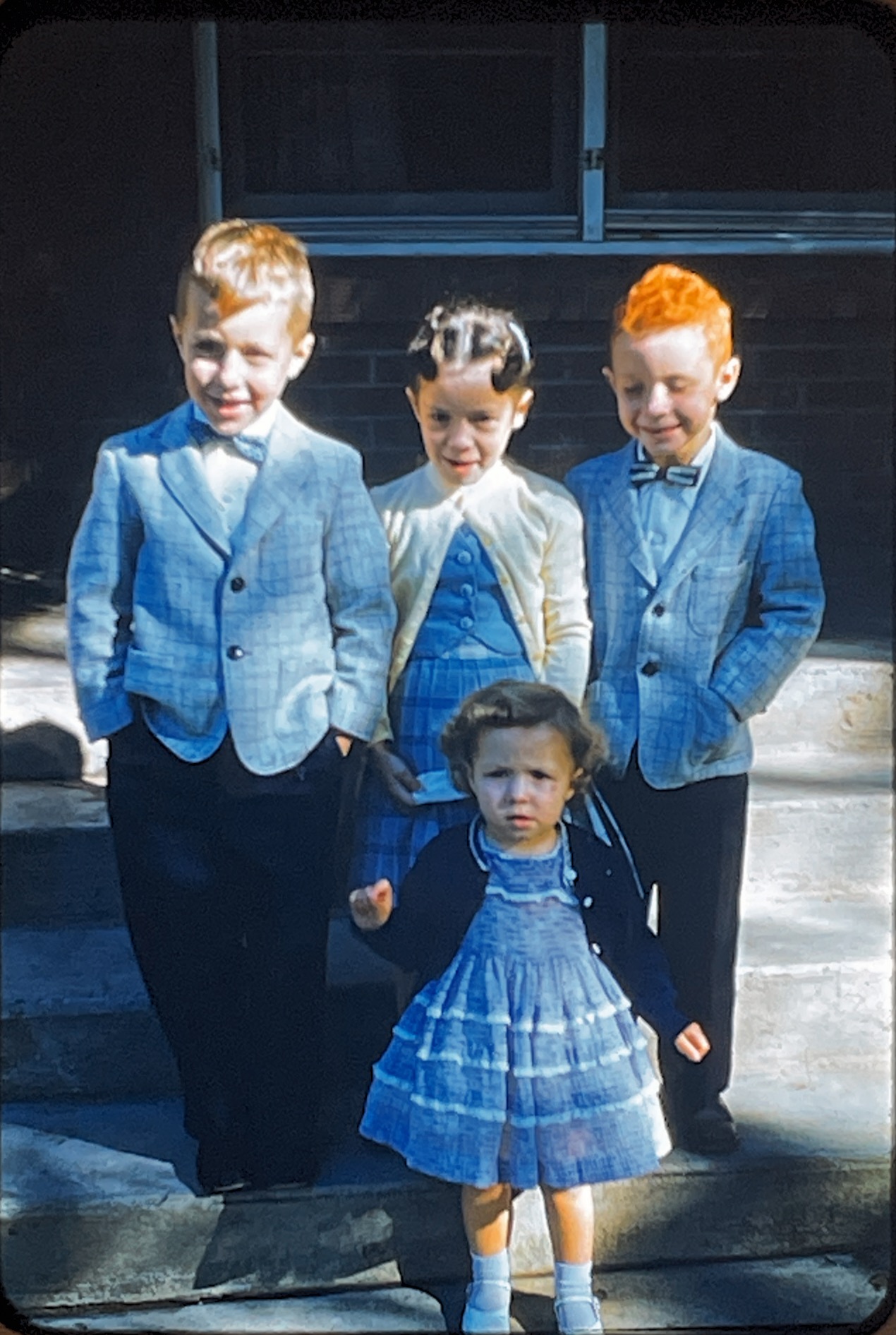 Robert, Louise, Roger, and Carolyn  Nov. 1957