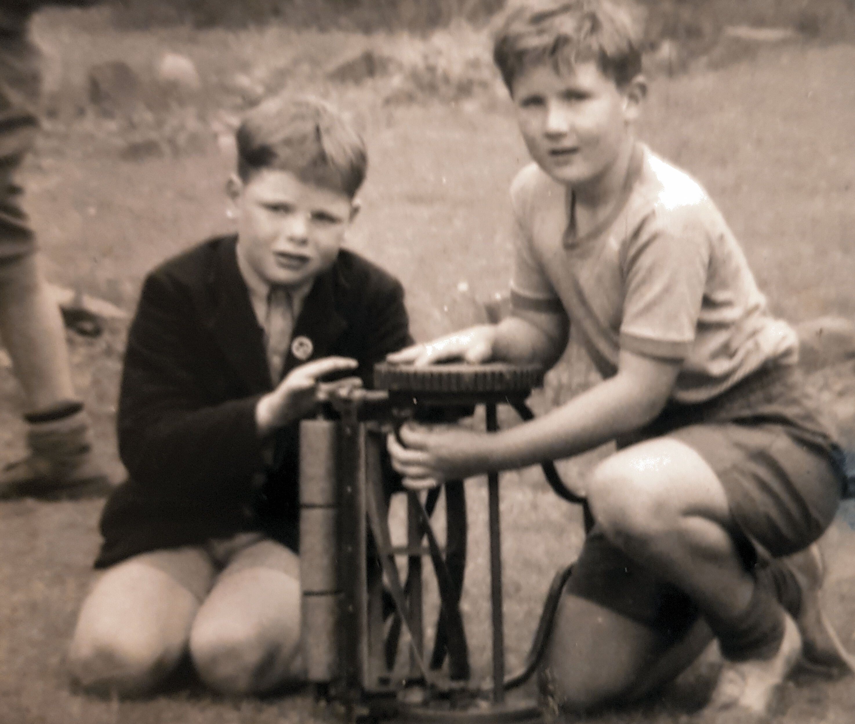 1956.Sam Twiston Davies And myself .