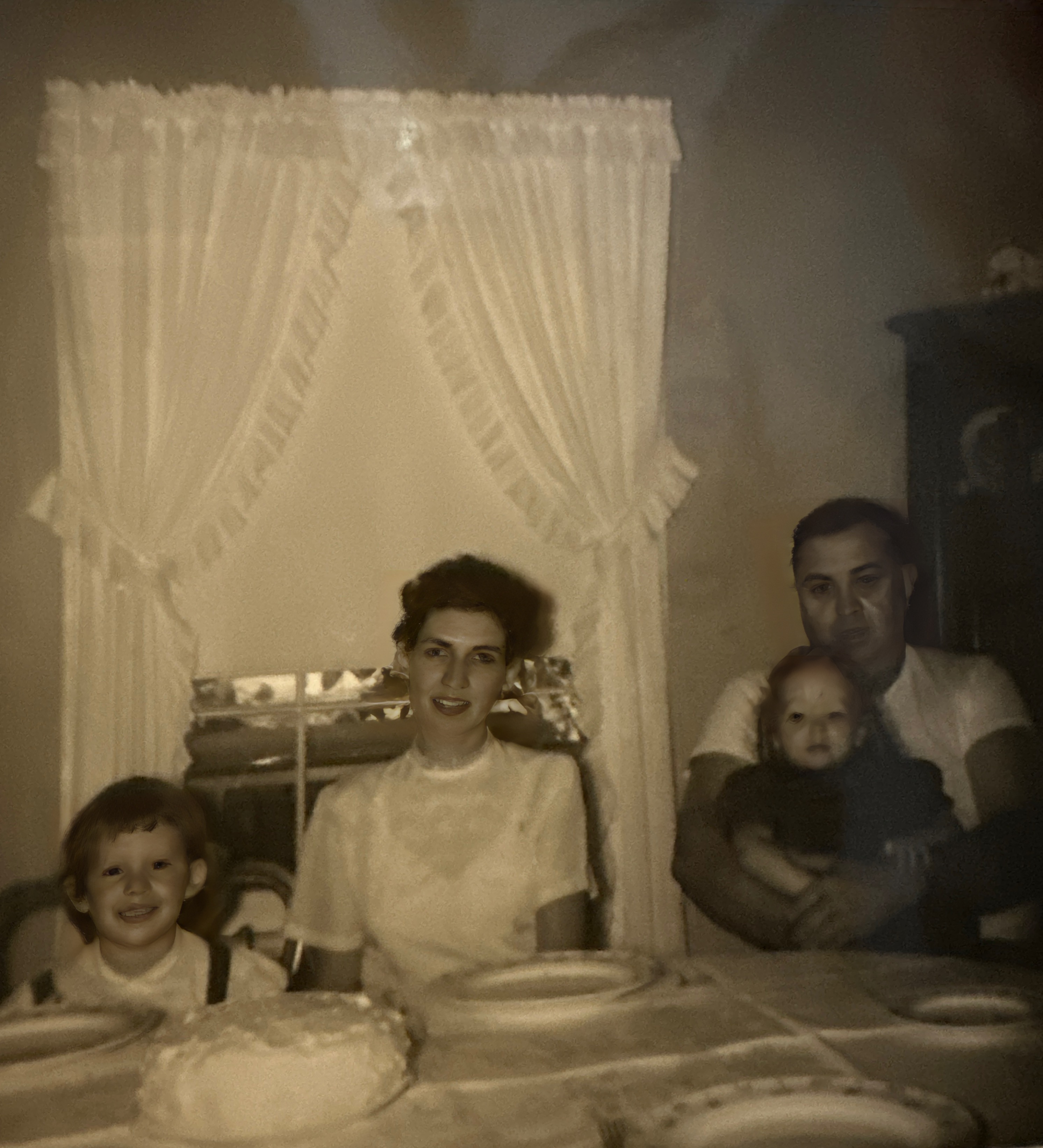 Little Rock, AR around 1958, family birthday