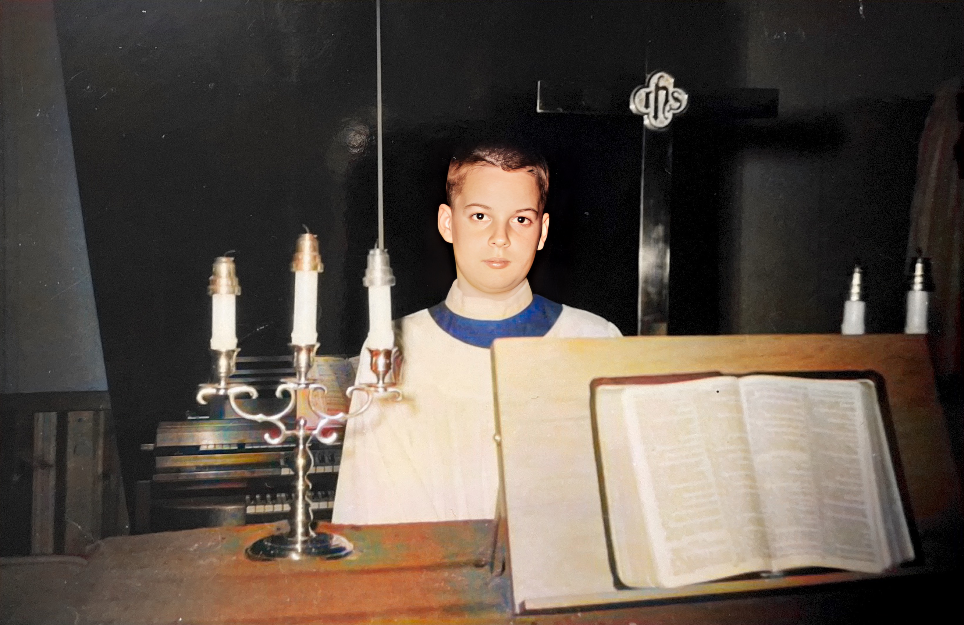 Freddy Stockton Dec 1960 at Centenary Church. He would pass away in less than 30 days after this photo.