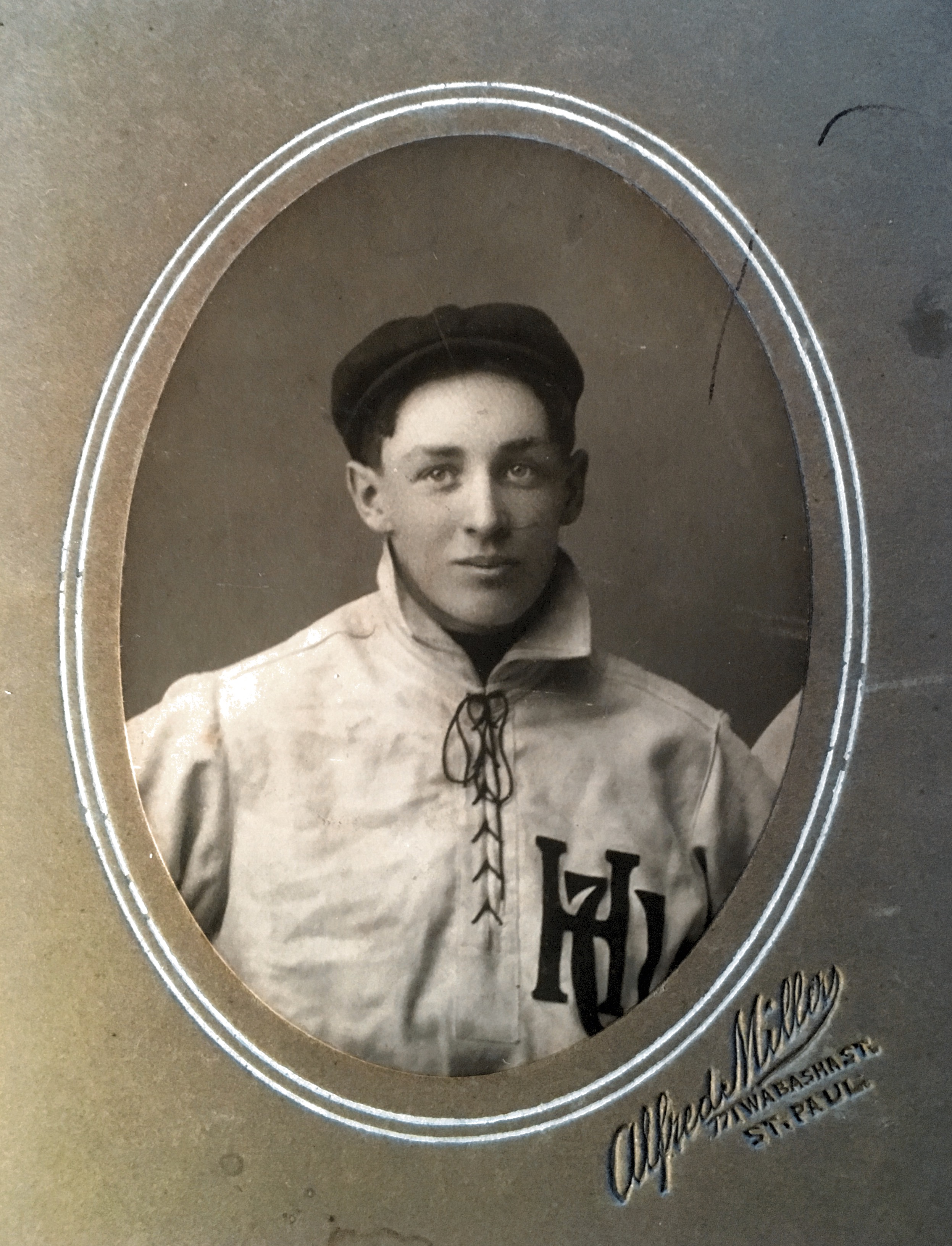 University of Hamlin baseball picture about 1905. My grandfather.