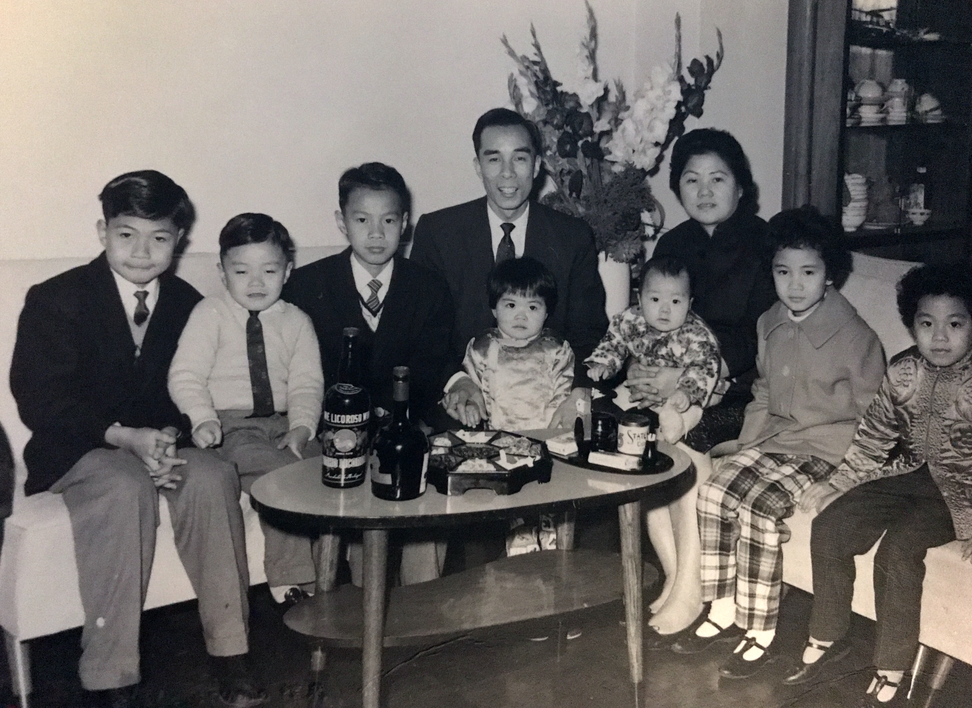 1961 Chinese New Year family photo