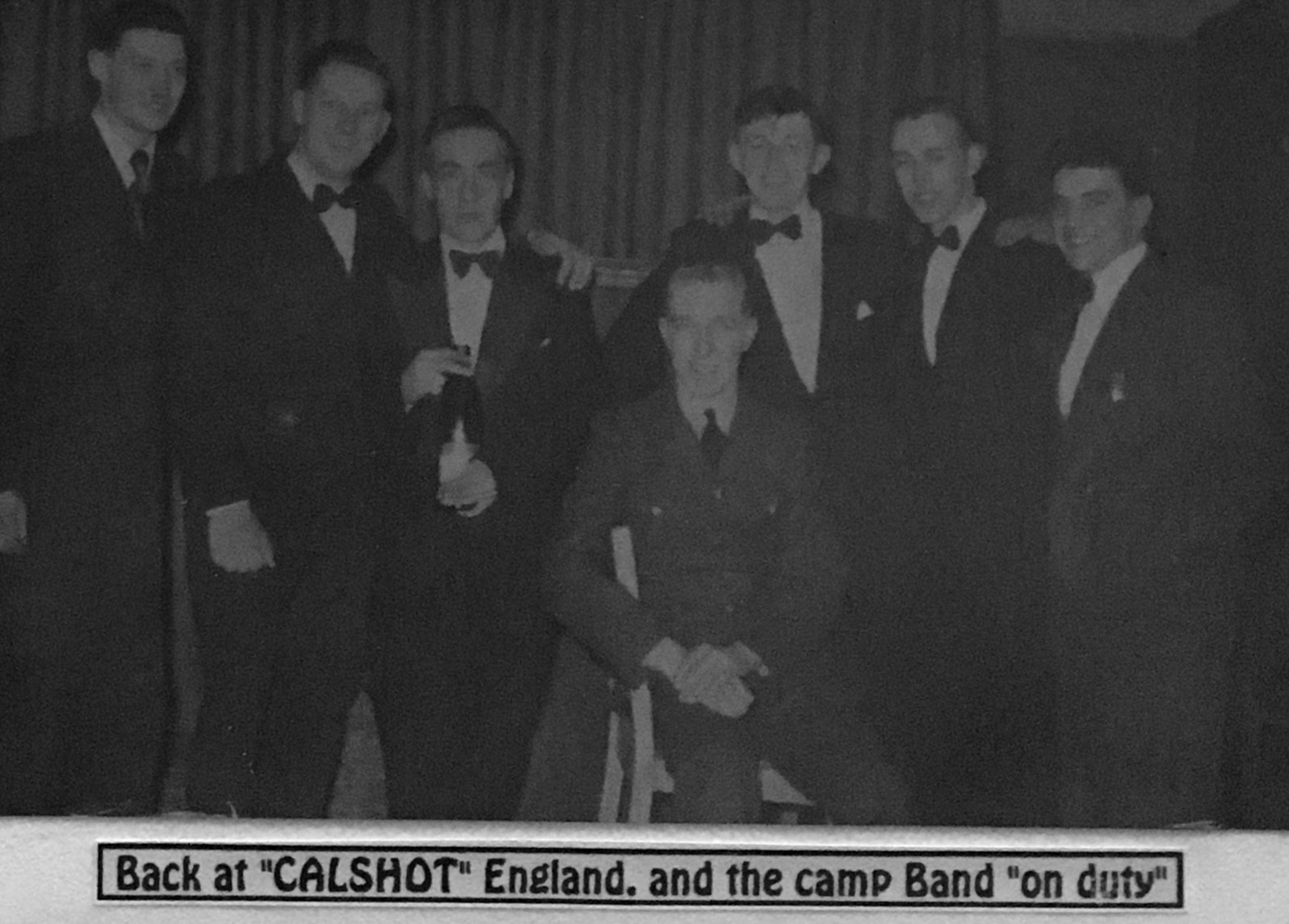 Formed a dance band on RAF camp Calshot Southampton 1952/5.