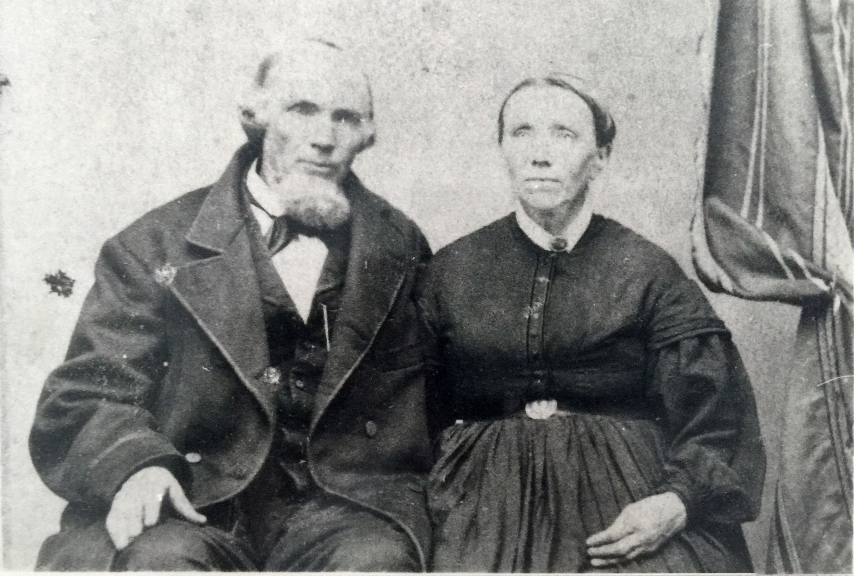 John Henry Hilvers
Born in Messing, Hanover, Germany 
April 9, 1818
Died in Benton Township, Wisconsin
August 8, 1892

Gertrude Grotkin
Born in Salsbergen, Germany
September, 1, 1827
Died in Benton Township, Wisconsin
March 16, 1893

Married in Potosi, WI on September 4, 1849