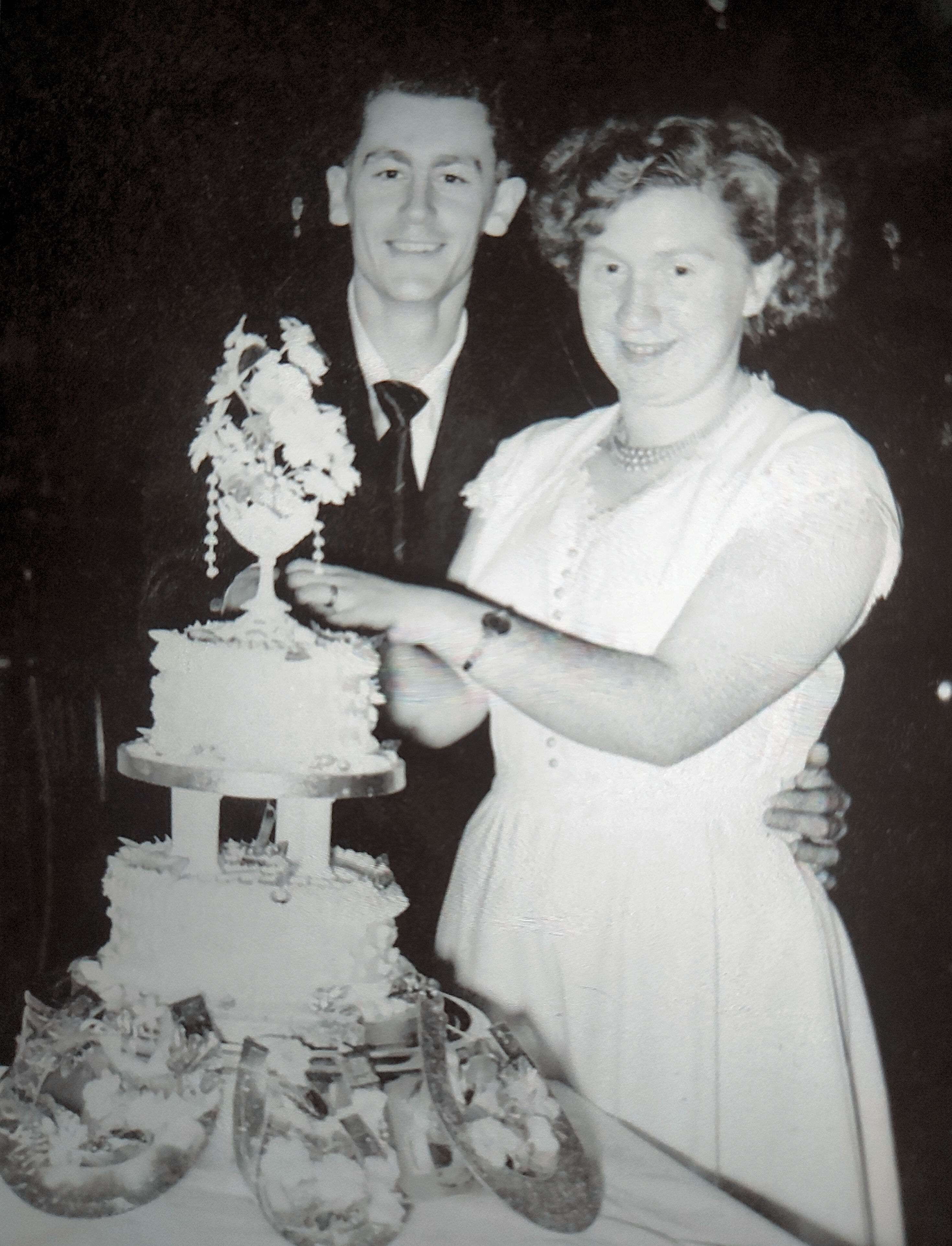 My mum and dad on their wedding day 27th June 1953, Newquay, Cornwall. 