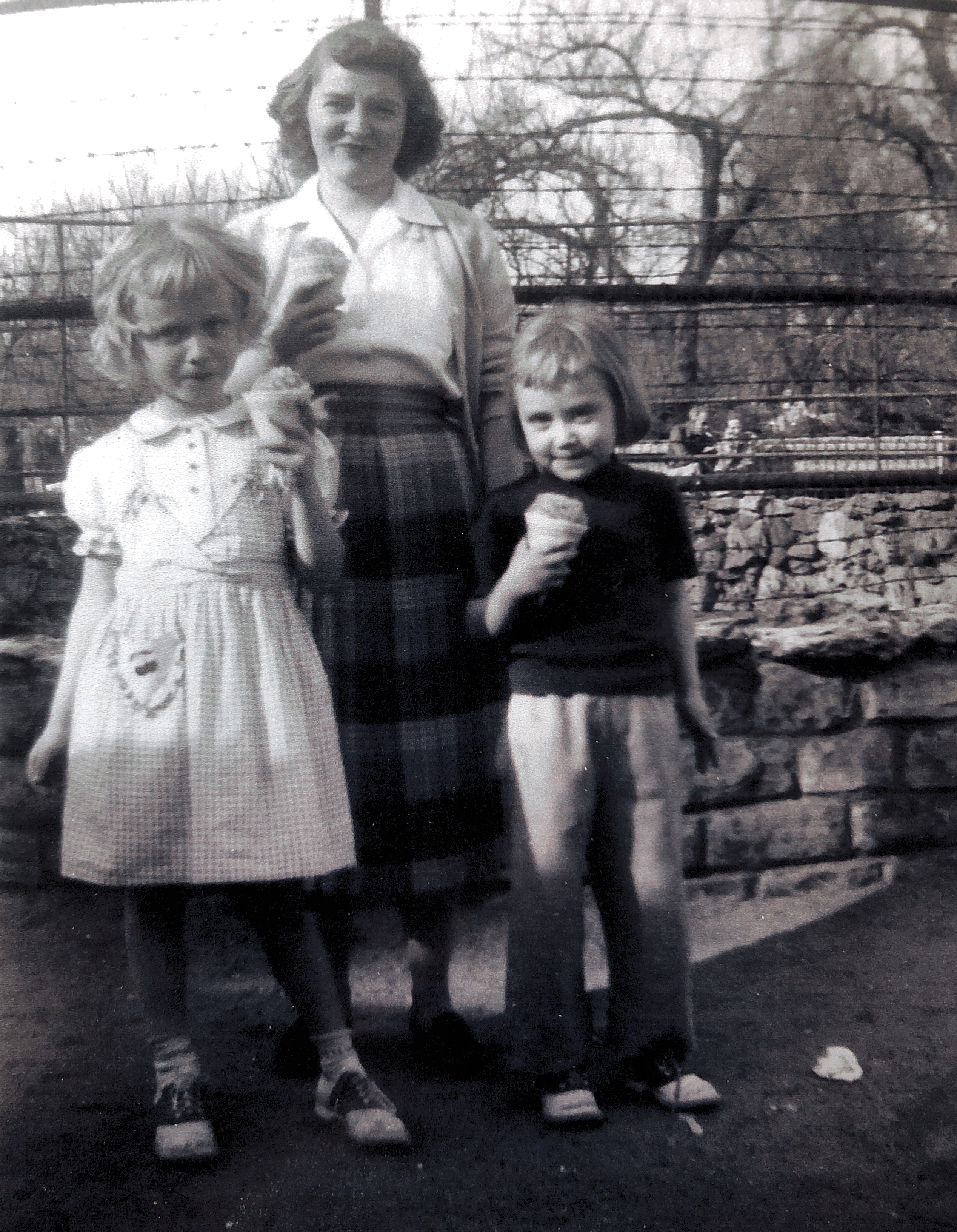 1954 “Evy” Evelyn Kraft Shoup, Stella Stukey Sleezer, Stella Kraft Fisher
