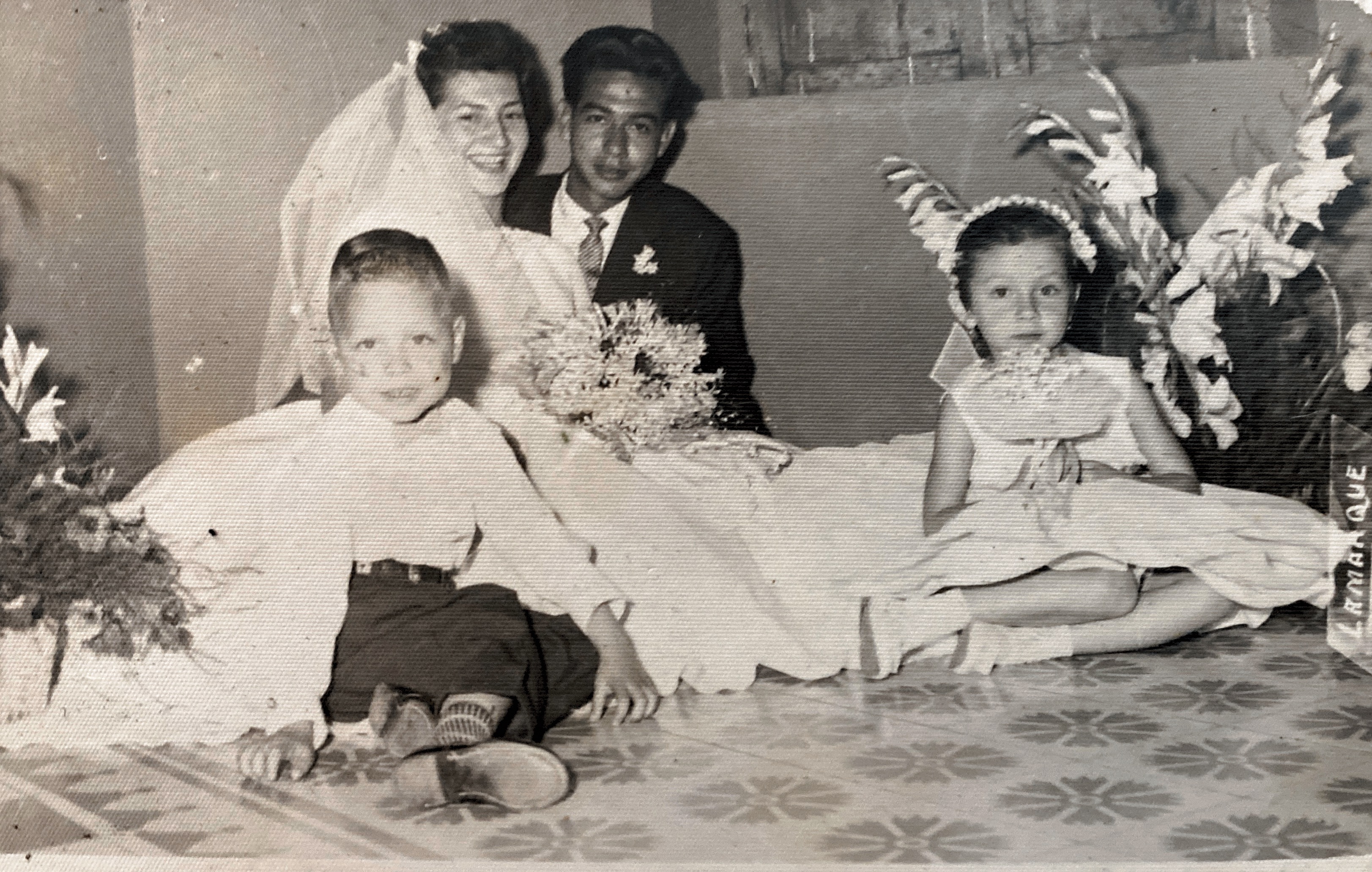 Matrimonio de papá y mamá 19 de marzo de 1960