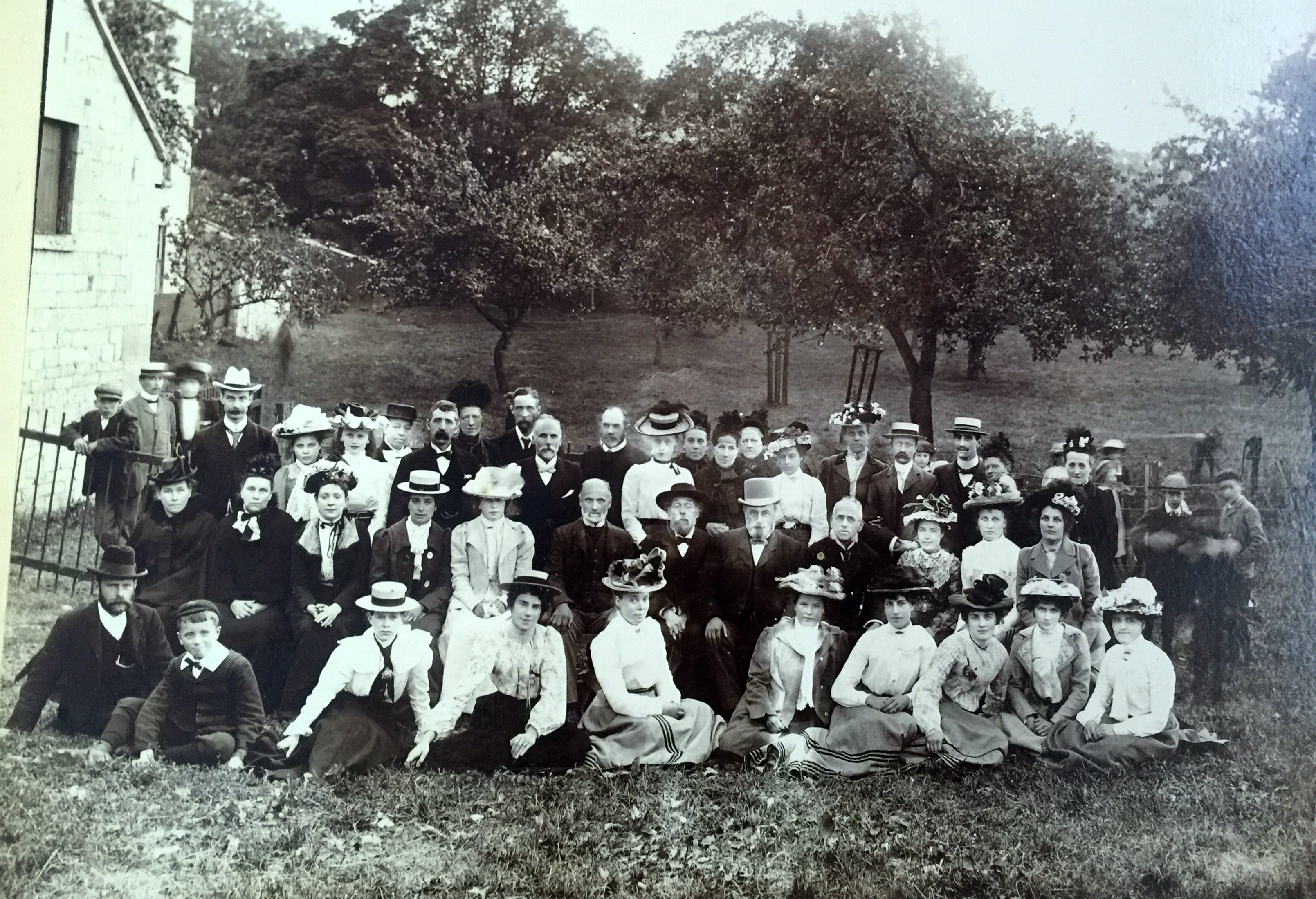 My great grandmothers Sunday school outing. 
Early 1900s
