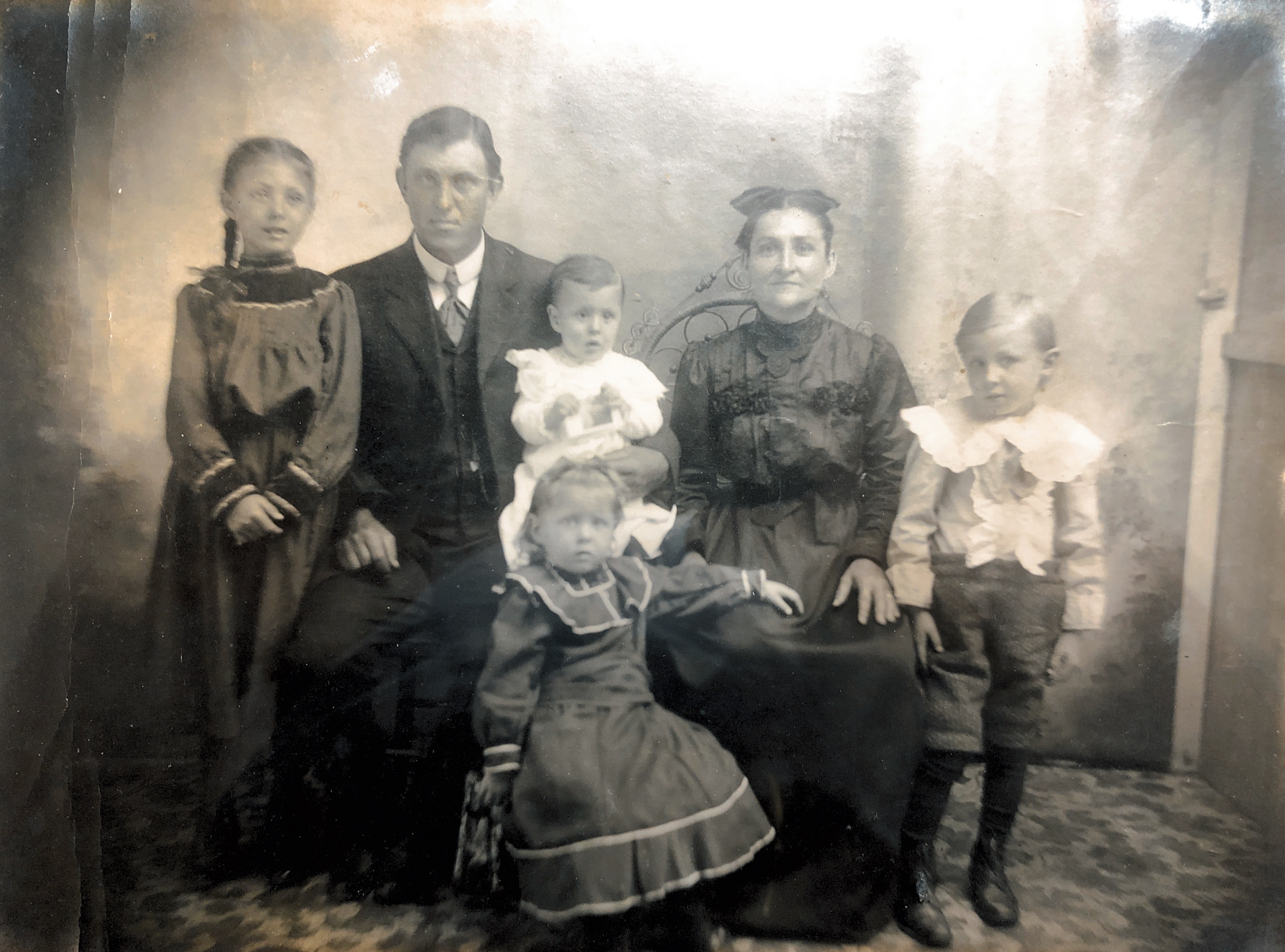 John William Bulow family, circa 1912