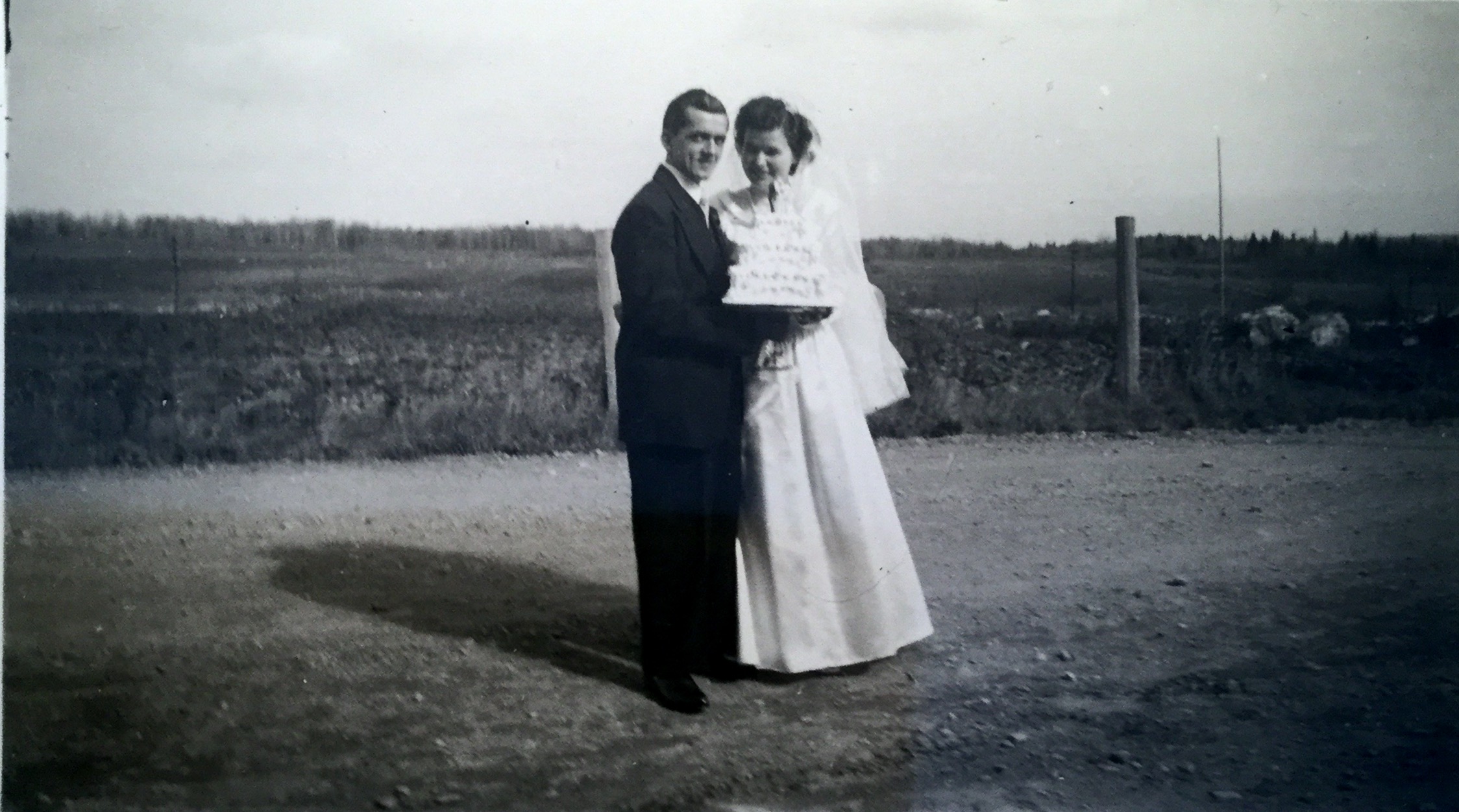 Noce Thérèse Lebrun et Victor Leblanc.  15 Oct 1949