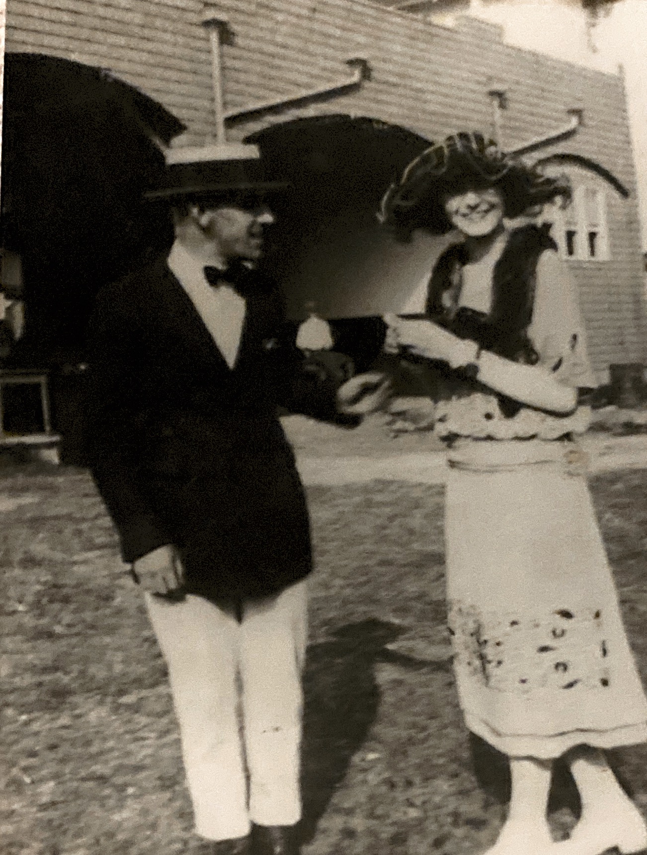 Collin’s parents, Collin and Mildred Haynie in Ocean View 1920’s
