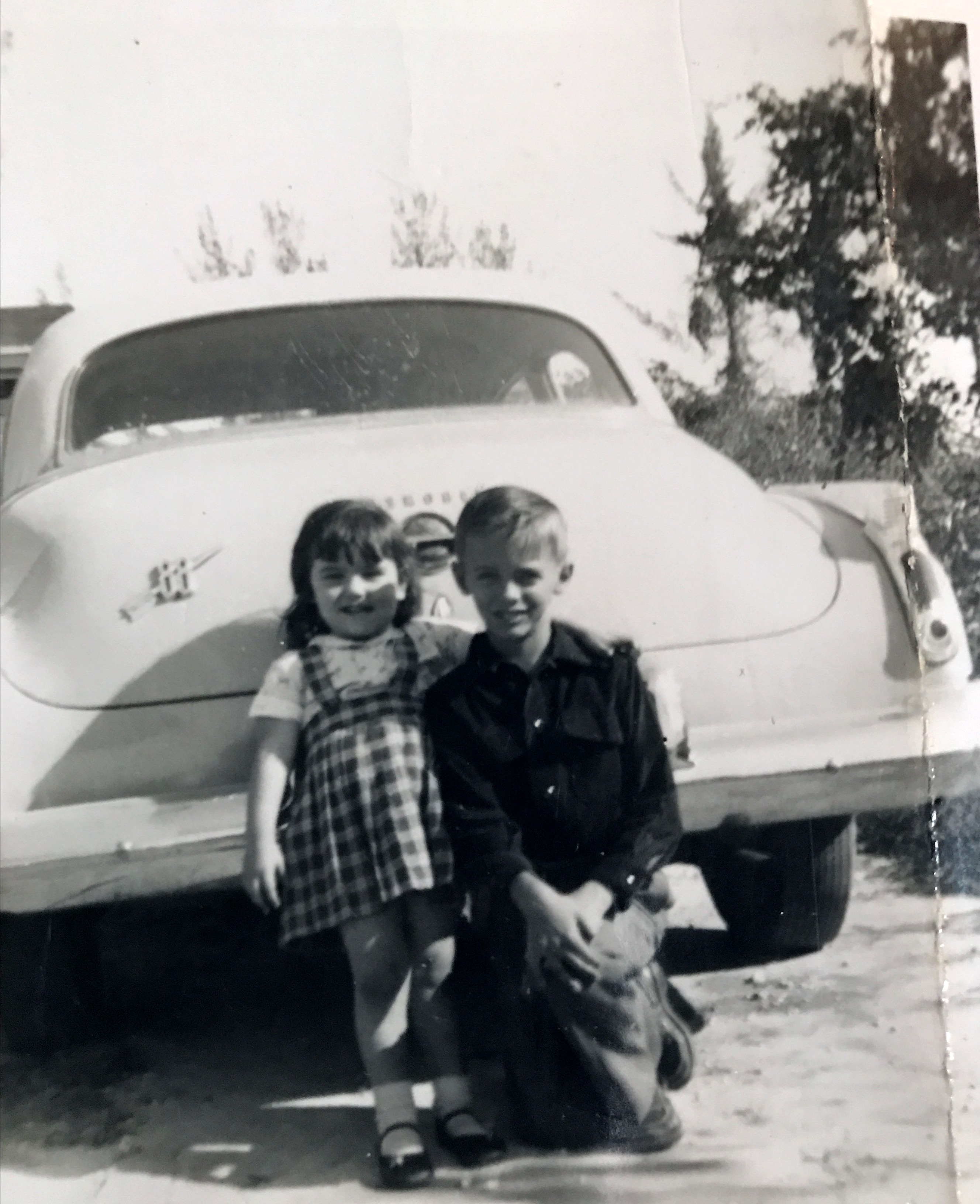 Big brother Rick and I, think 1953 or 54