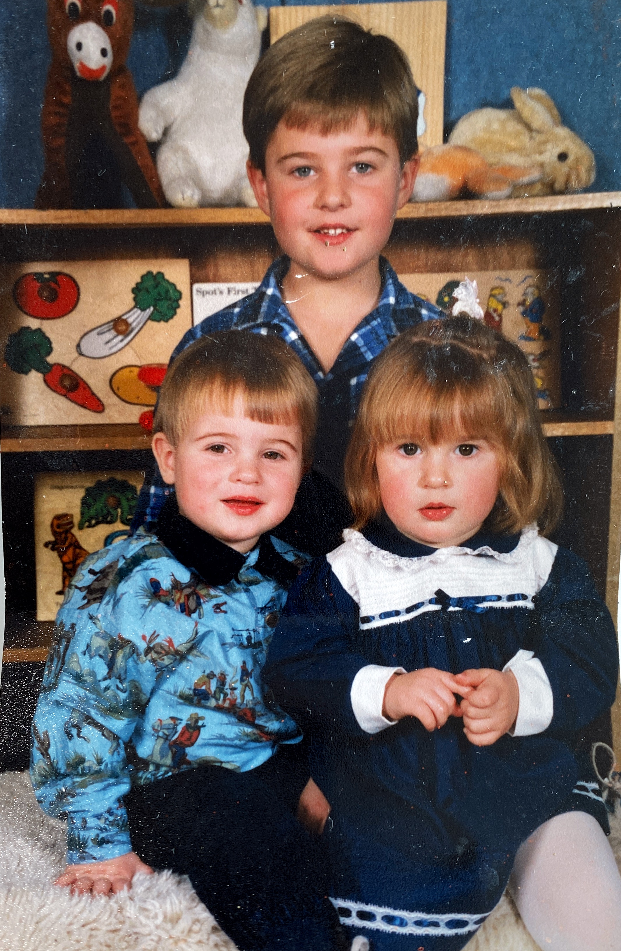 Chris Day Care photo with David and Ashley 1992