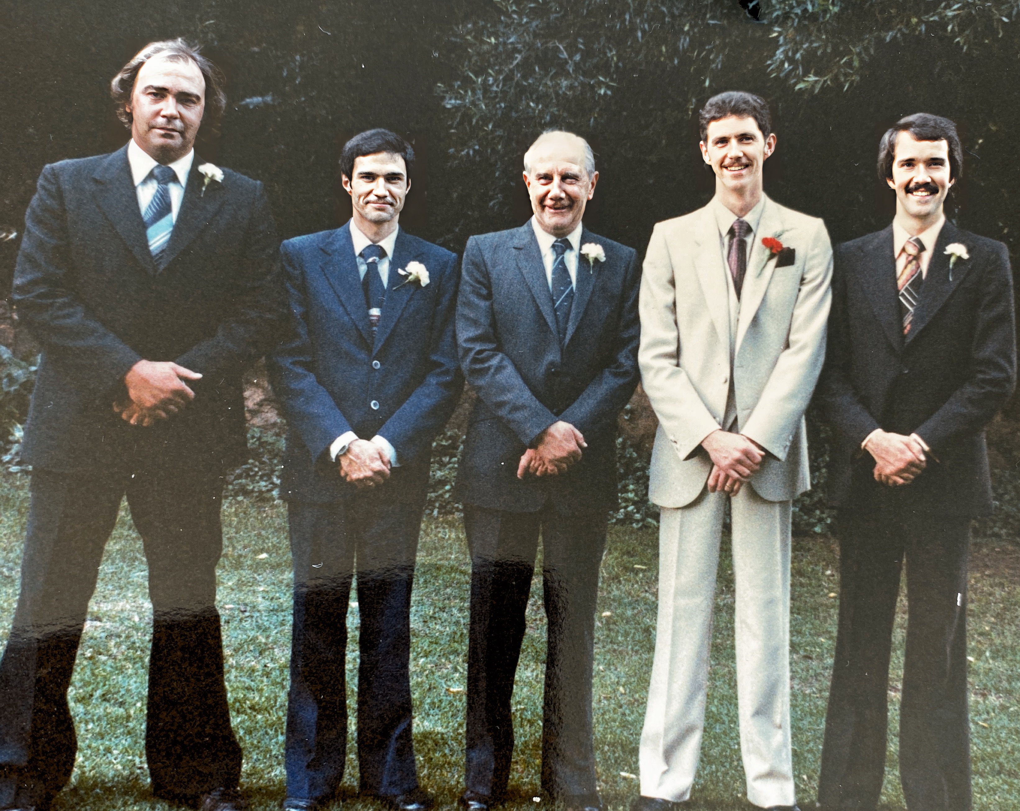 The Jonsson men circa 1980