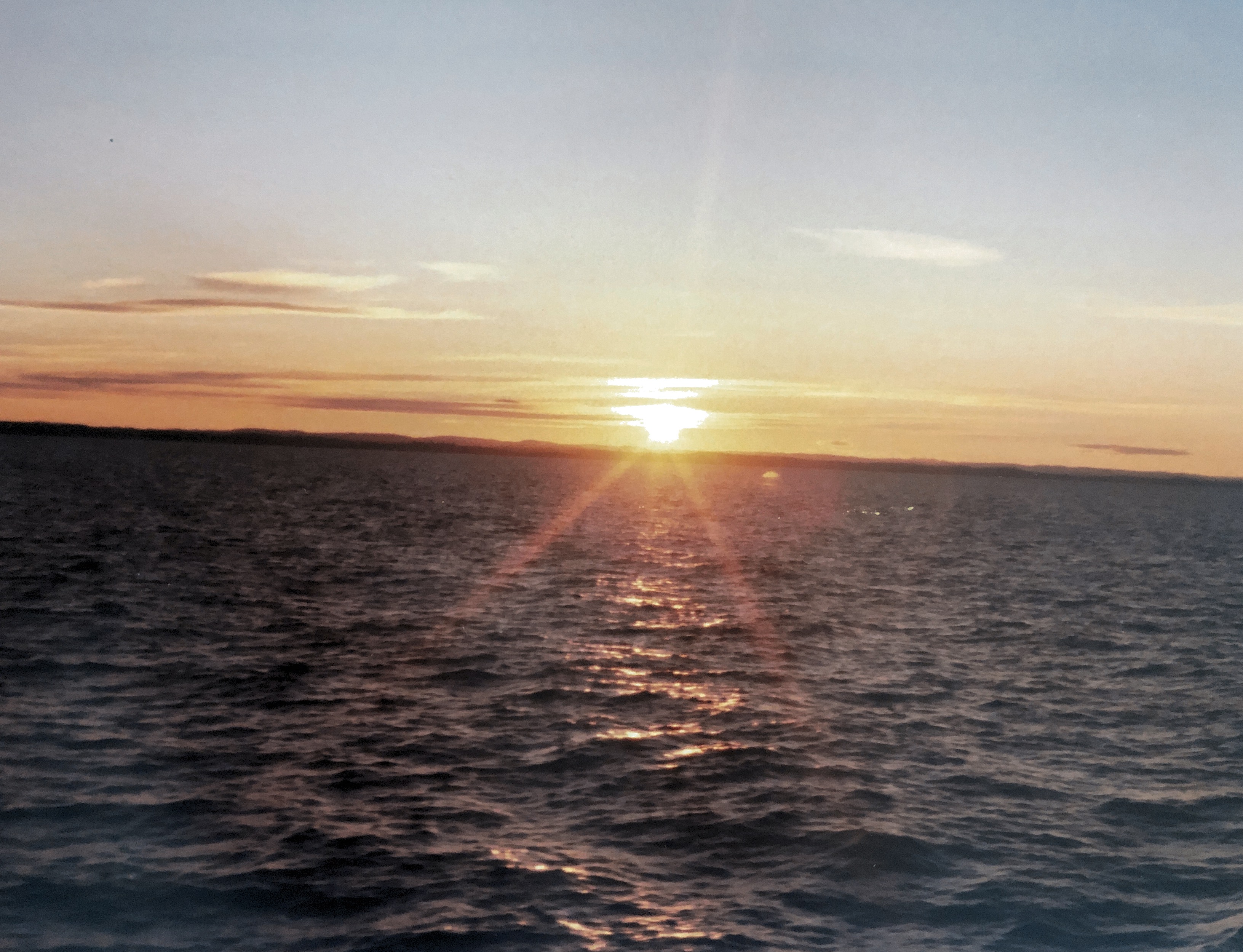 Somewhere between Norway and Denmark
August 1977