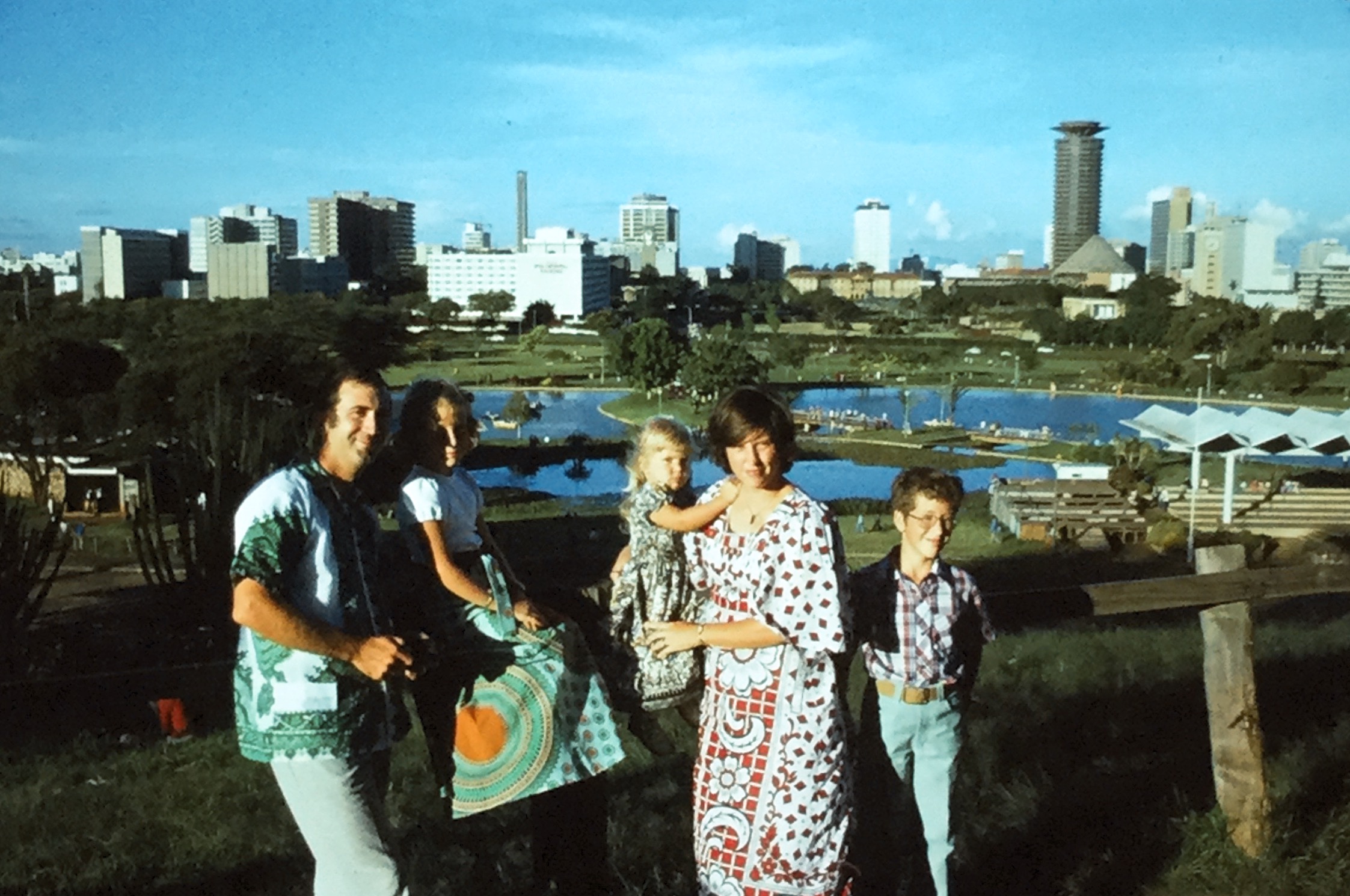 Family in Nairobi, Kenya 1978