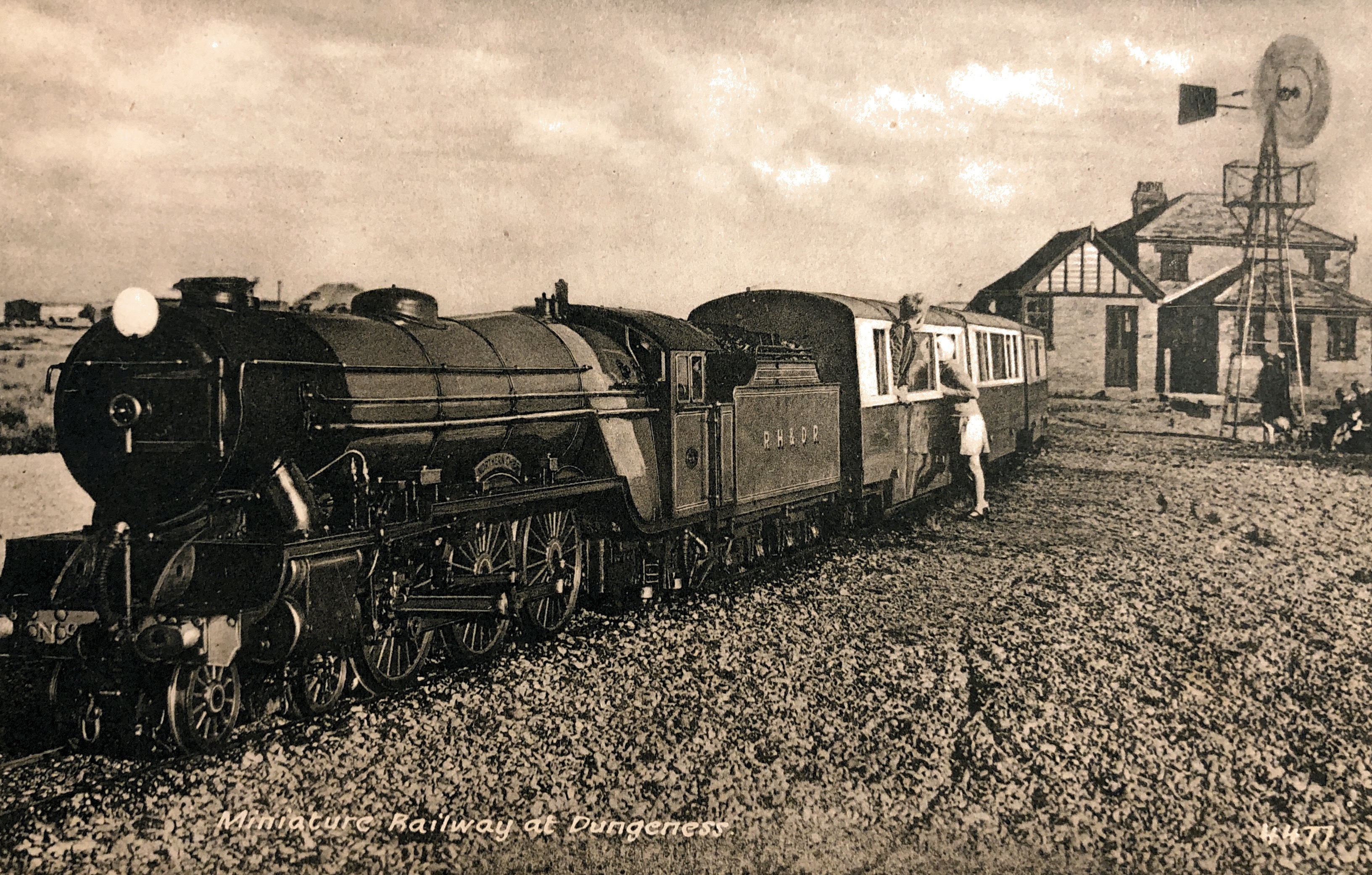 Postcard from the 1950’s Northern Chief at Dungeness 