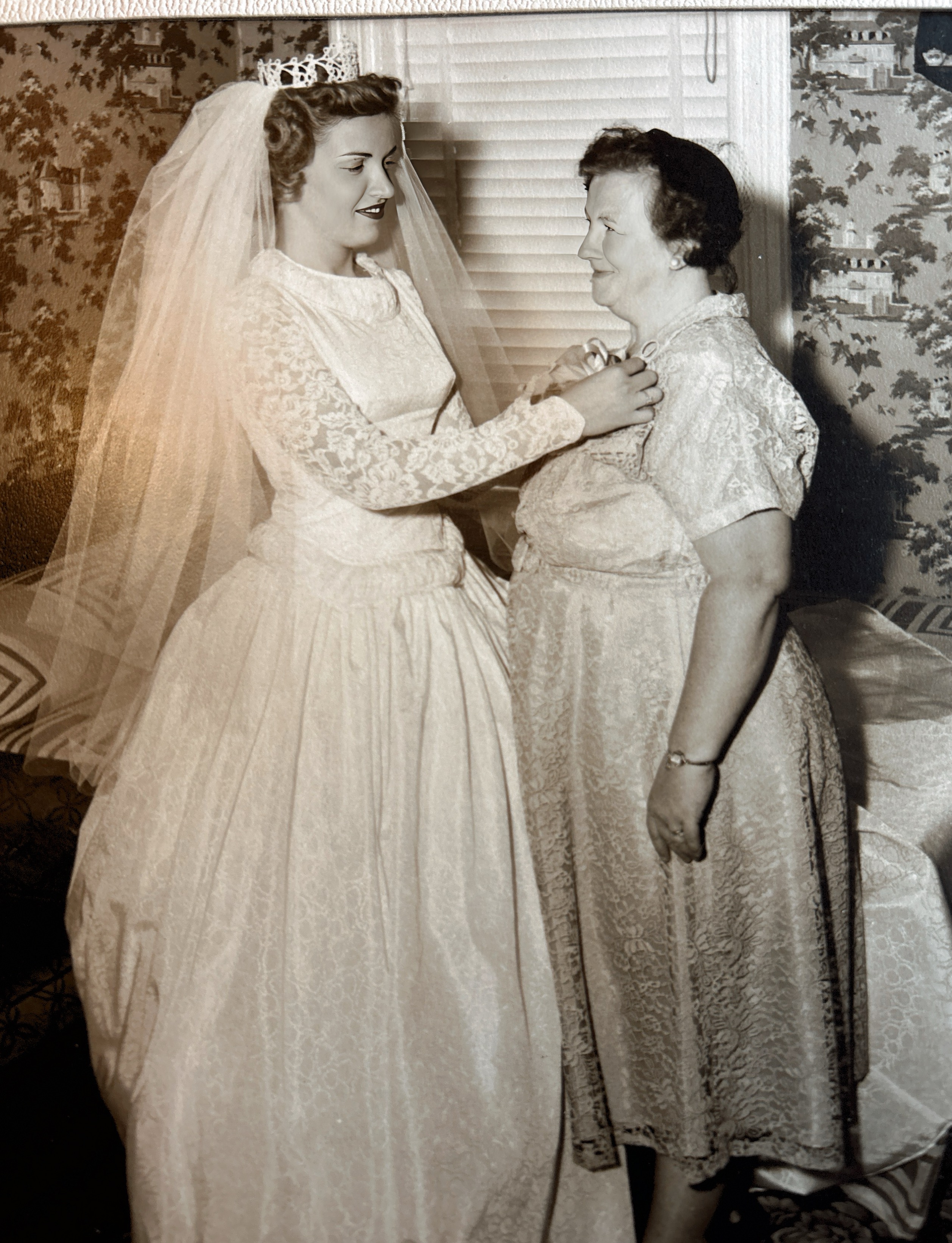 Mom and Nanny Mom & Dads Wedding 8/11/1956