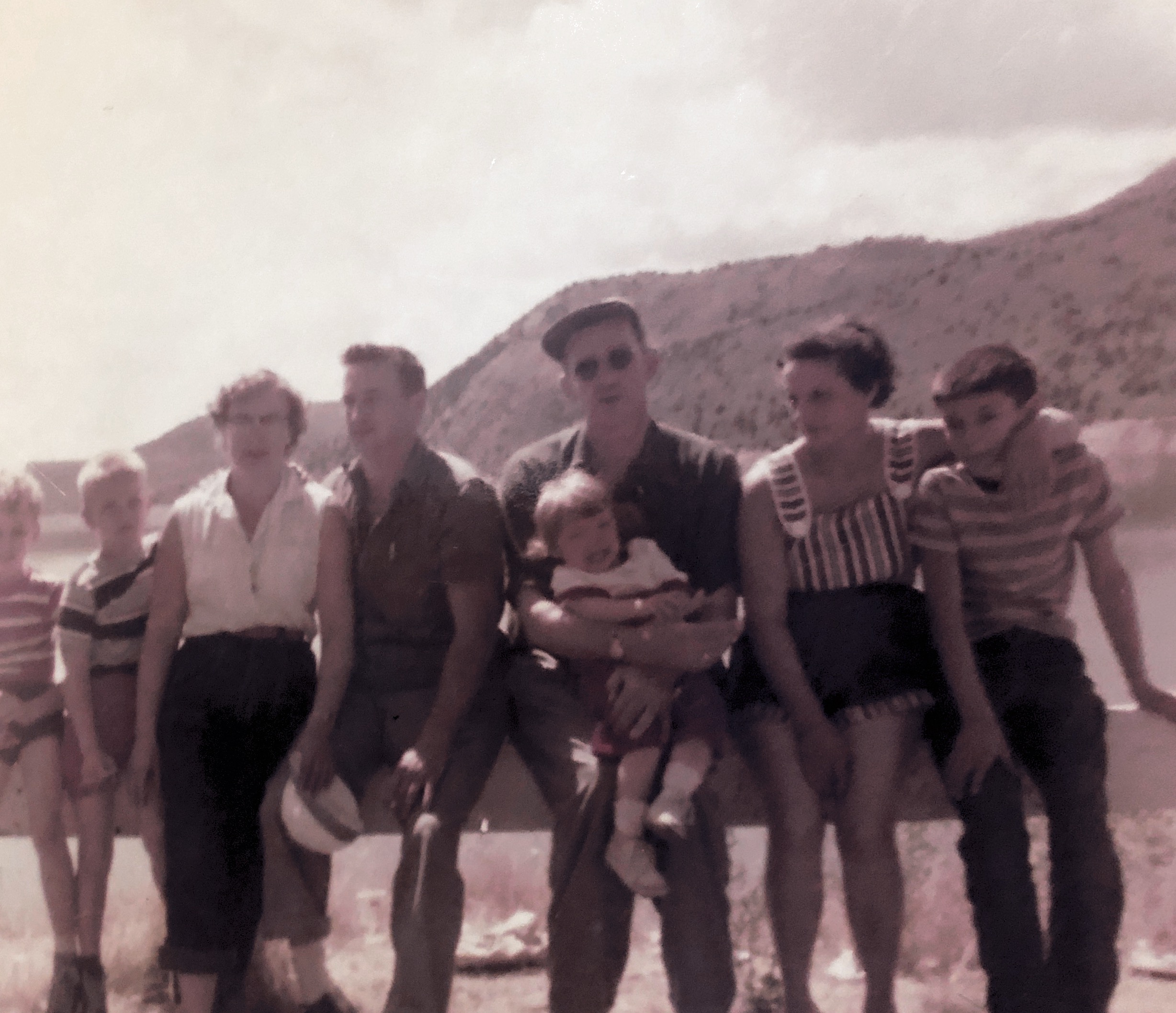 California here we come - April 1958 - stop at the Grand Canyon 