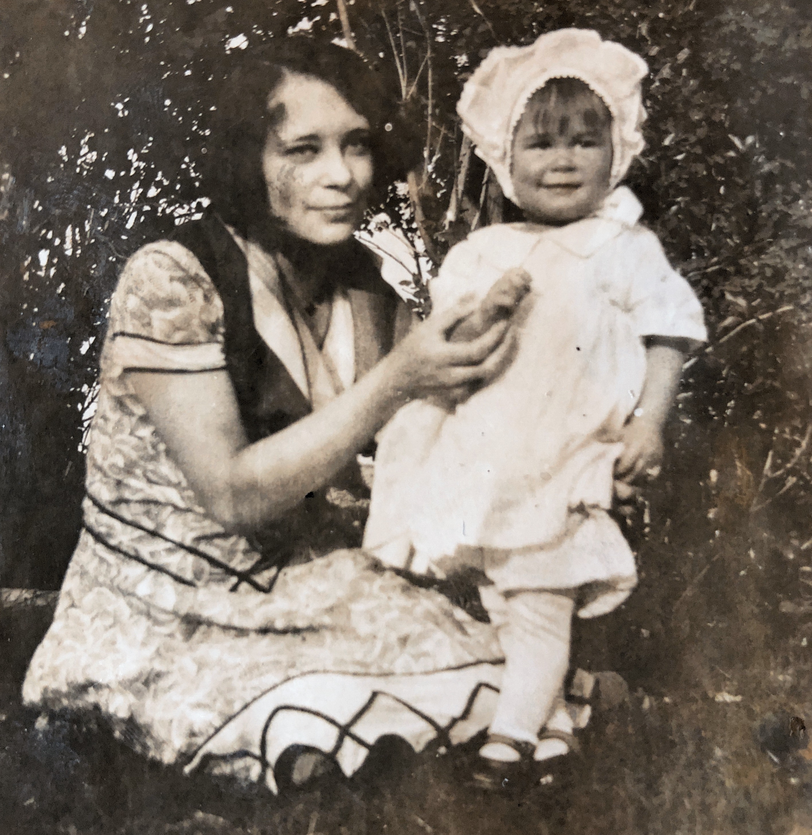 Grandma Queenie & Mom (Sheila) 1928