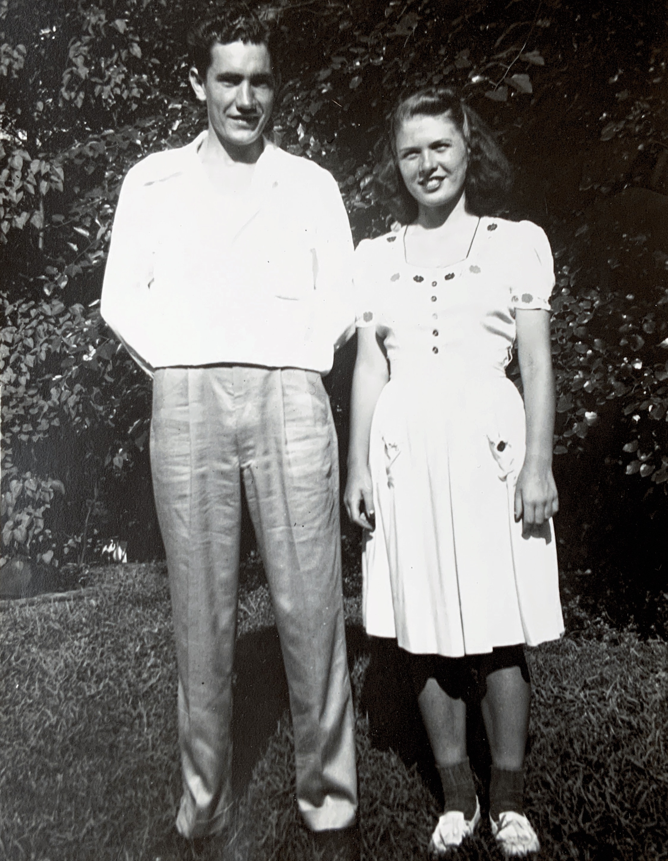 Steve Wachowiak and Margaret Kirchmann circa 1941. In love forever. Married in 1942. Together for  over 60 yrs. 