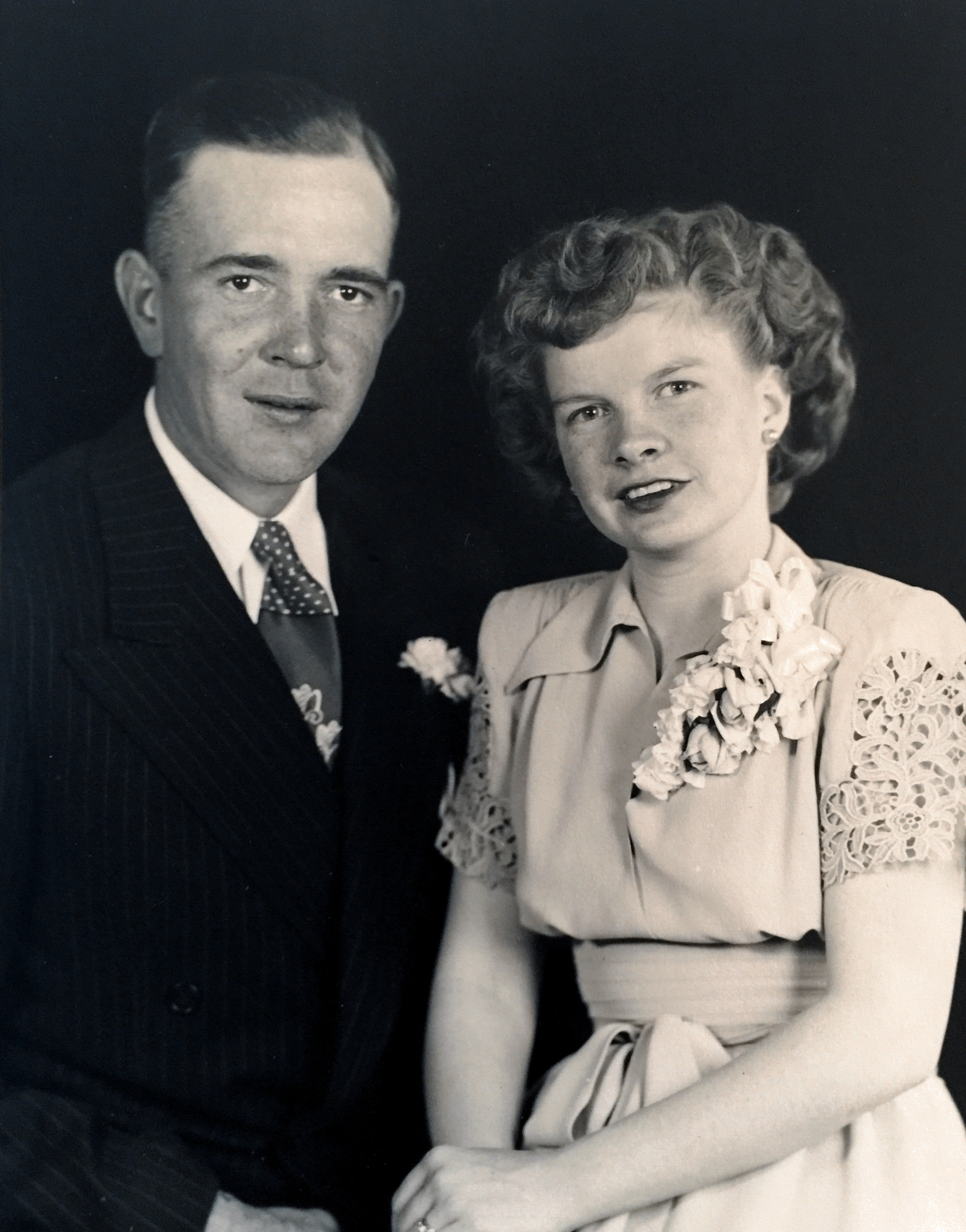 5-15-1949 Otto & Flora Hietala Wedding photo