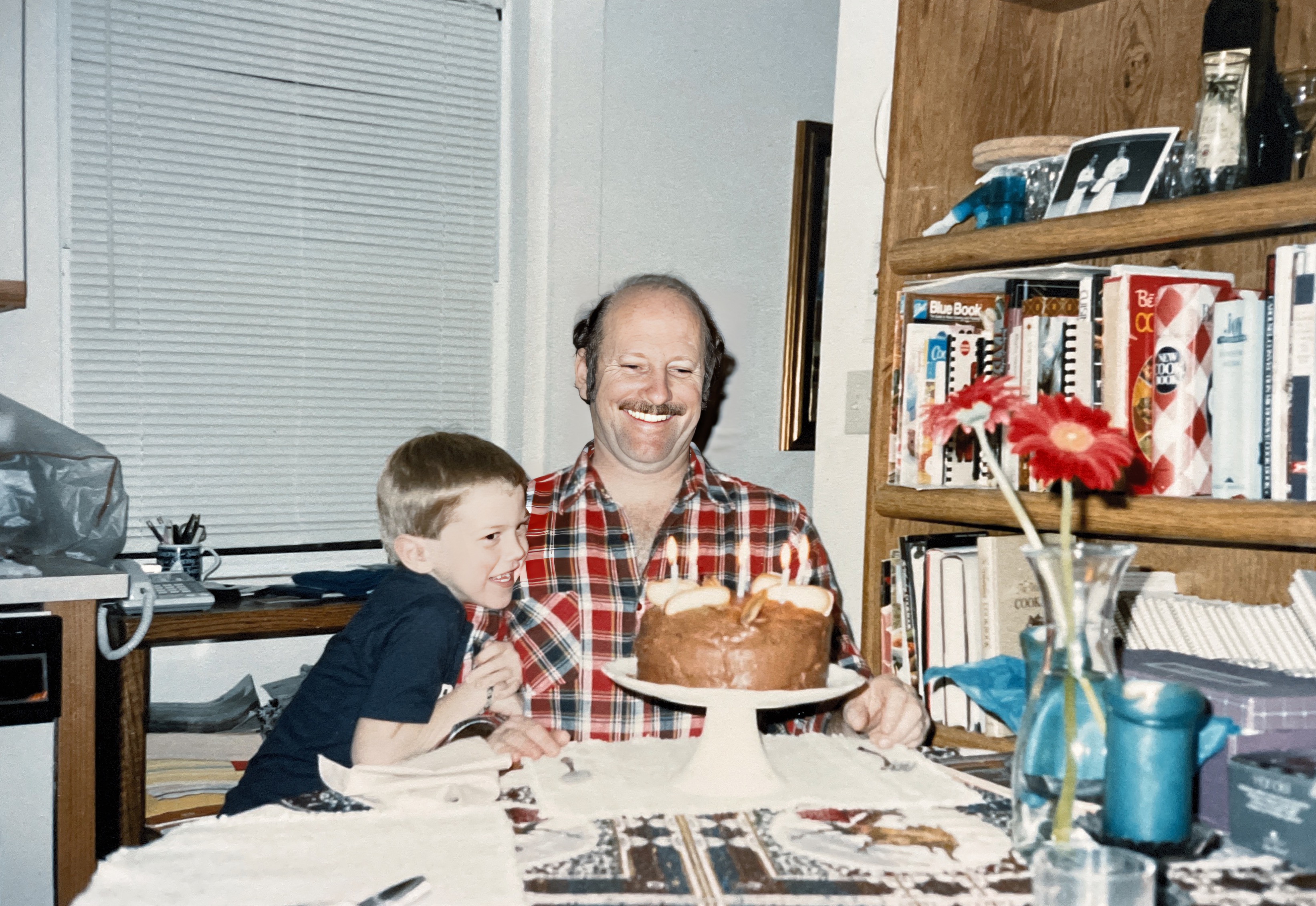 Happy Birthday Shep! Lew is “helping”.
11/18/88