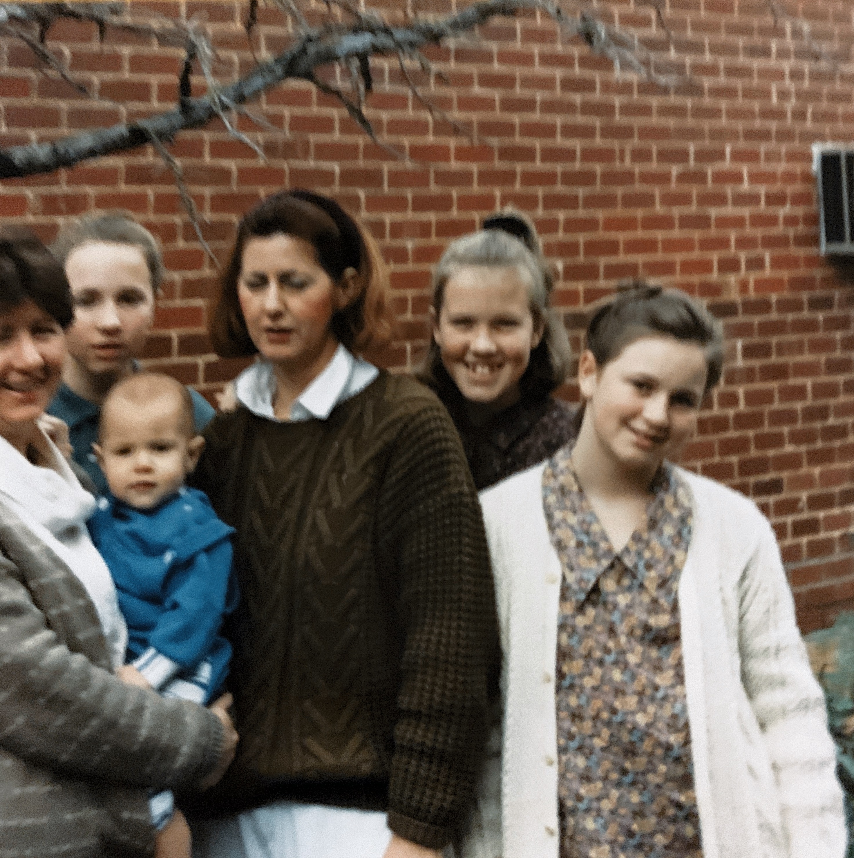 1991 Colonel Light Gardens. Ruth and Edward, Julie, Rachel, Justine and Emma