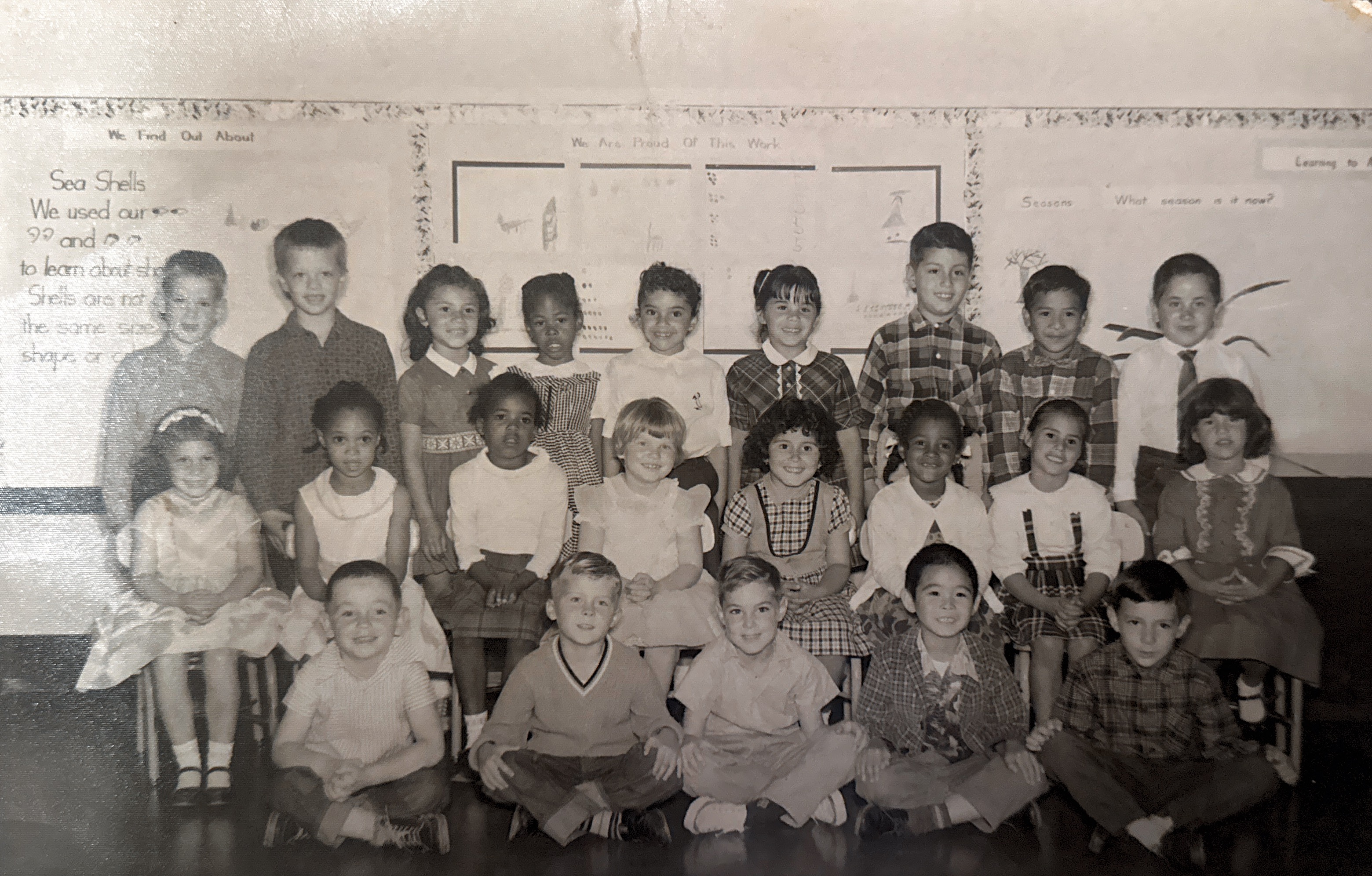 Phillip Cox (bottom, second from left) Junipera Serra School - Fall 1962 - 1st Grade