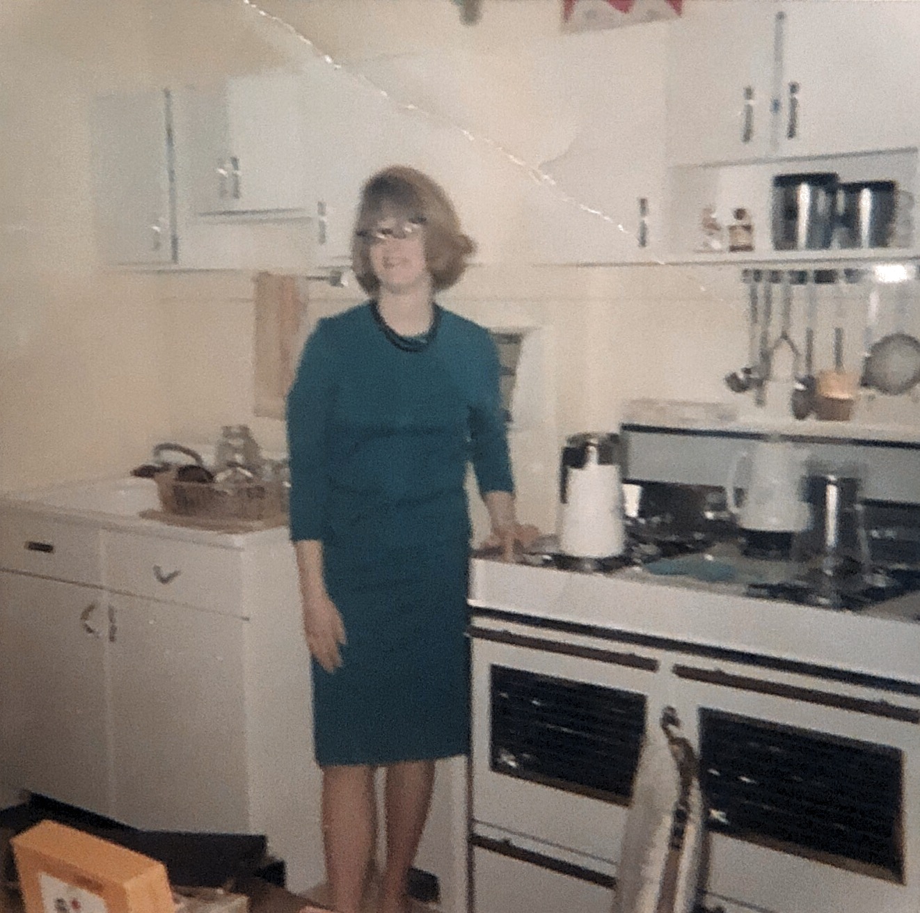 Our first kitchen. Home from honeymoon-1966 October