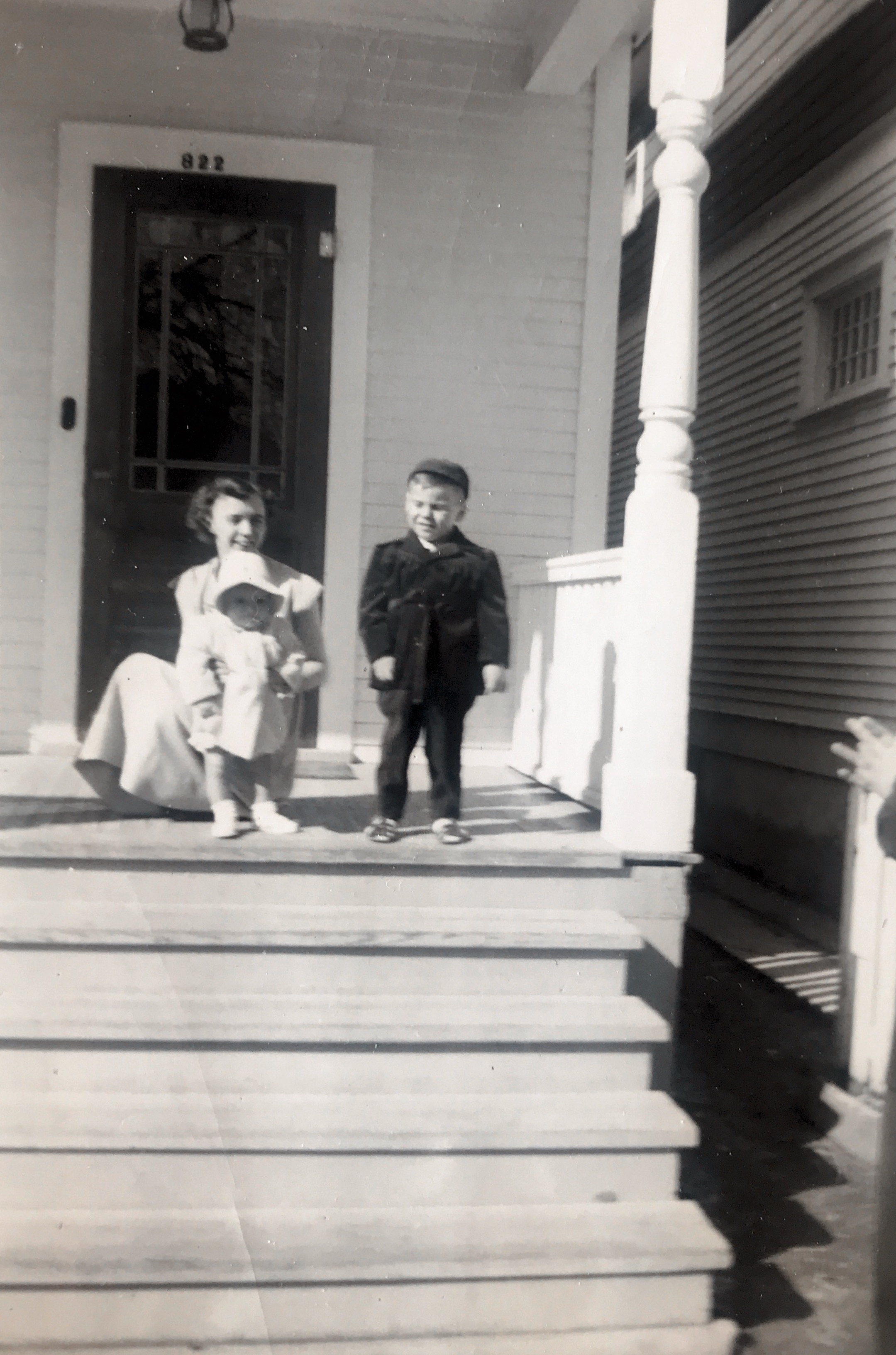 Mom, Lou & Pat spring 1952