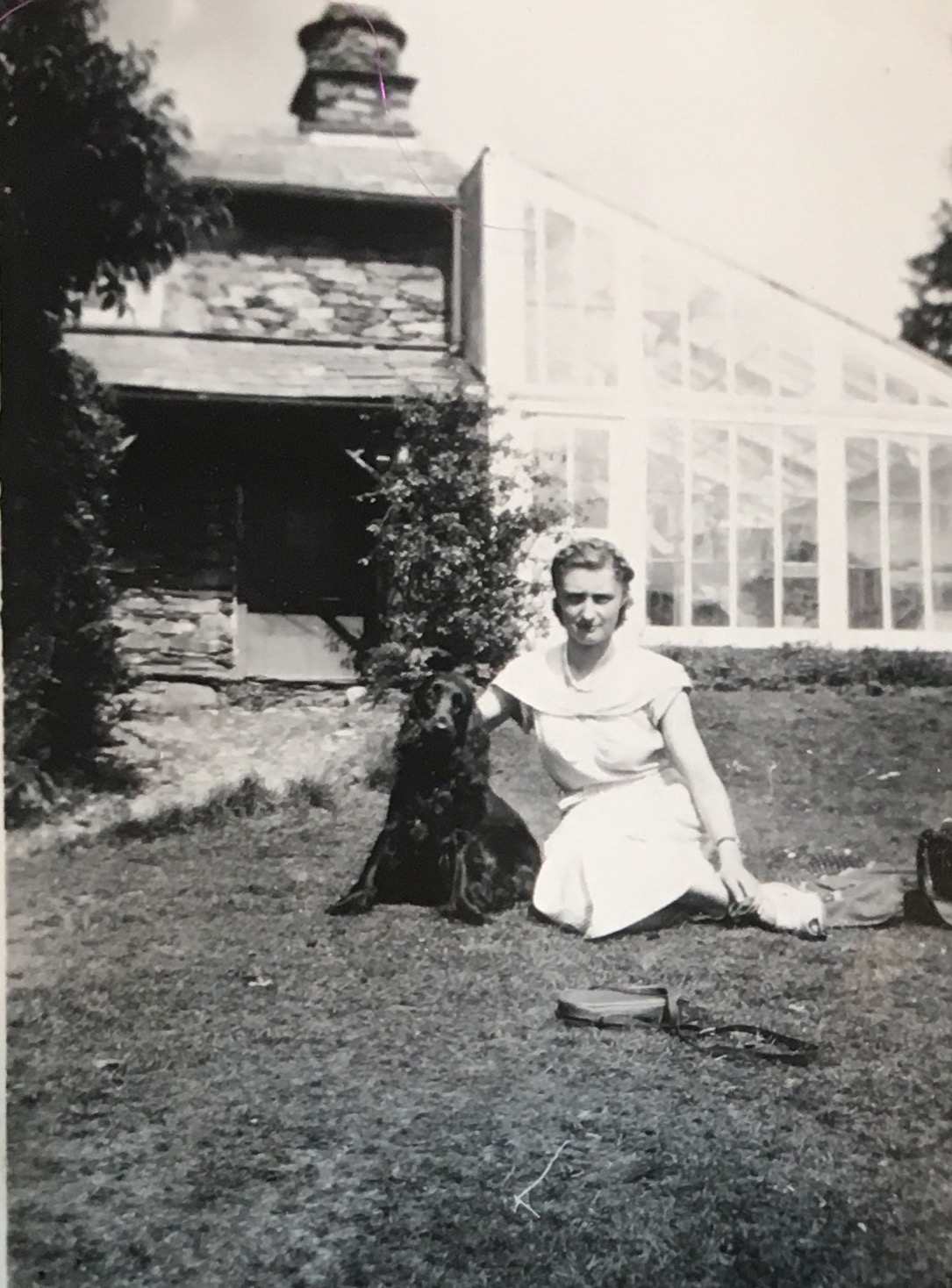 Ambleside hostel garden 1950