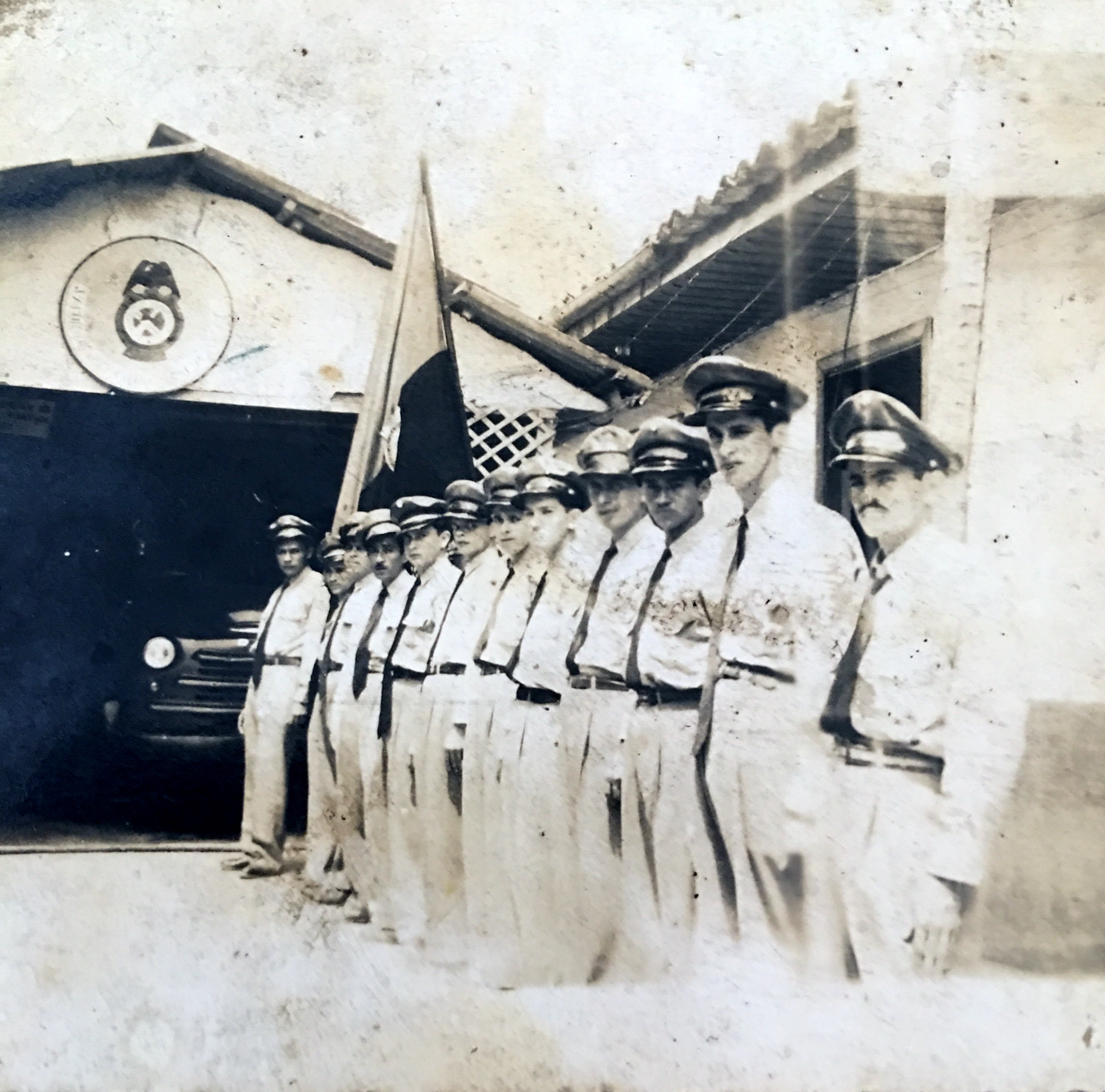 Fundación cuerpo de bomberos Alcala Valle, 7 Agosto de 1948