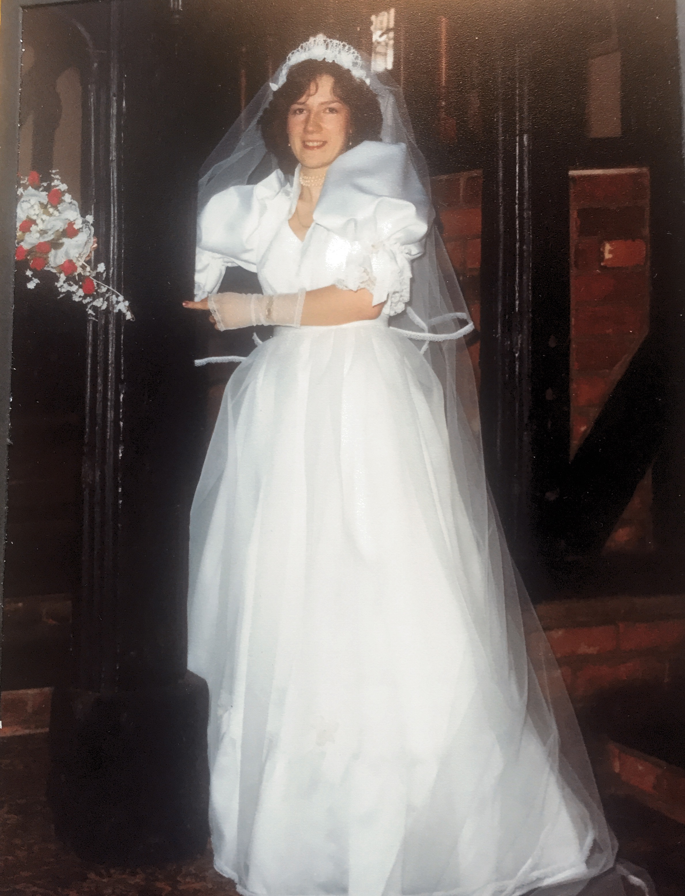 My wedding day . May 1983
