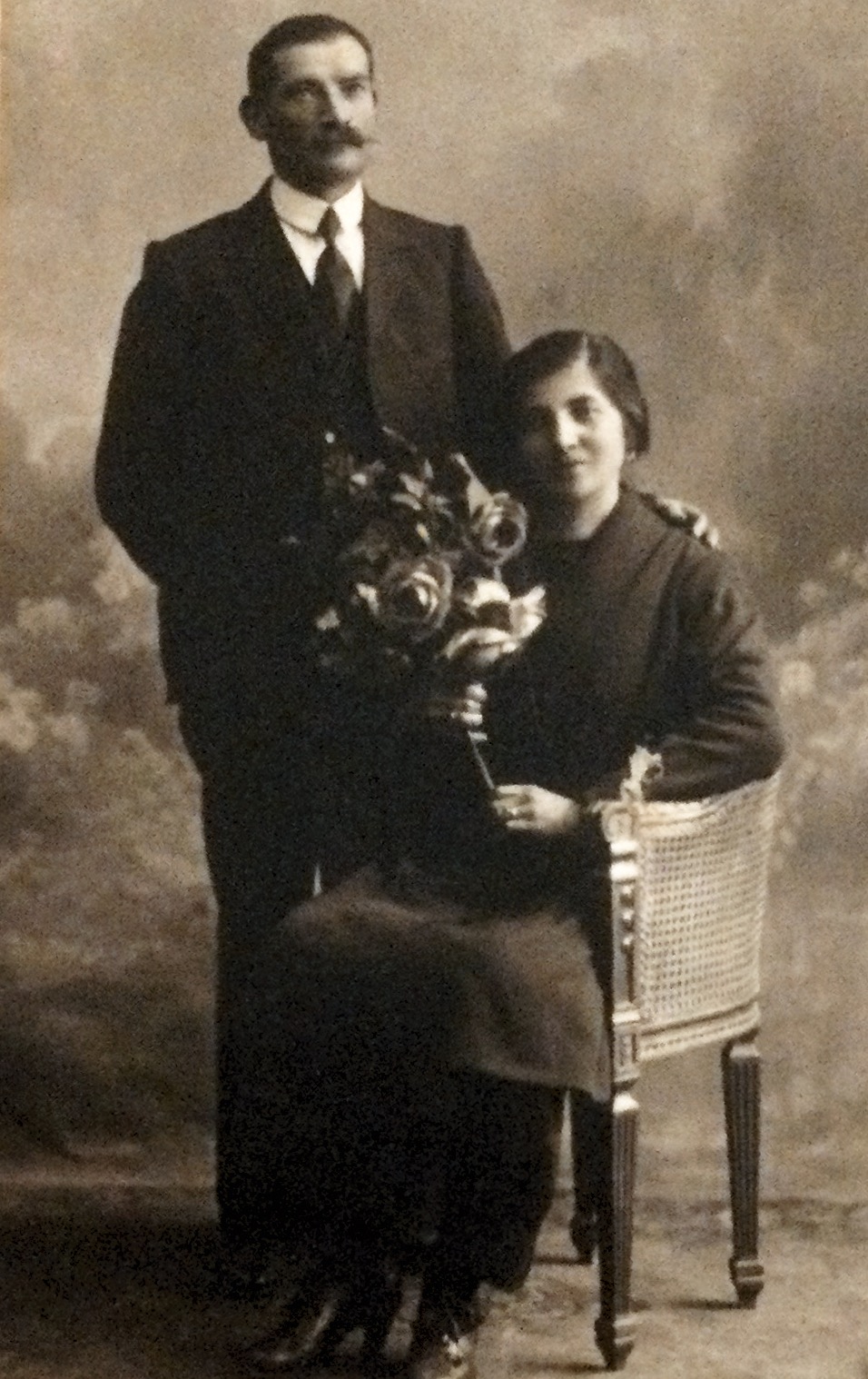 My grandparents wedding day in Teglio, Italy, 13th June, 1897
