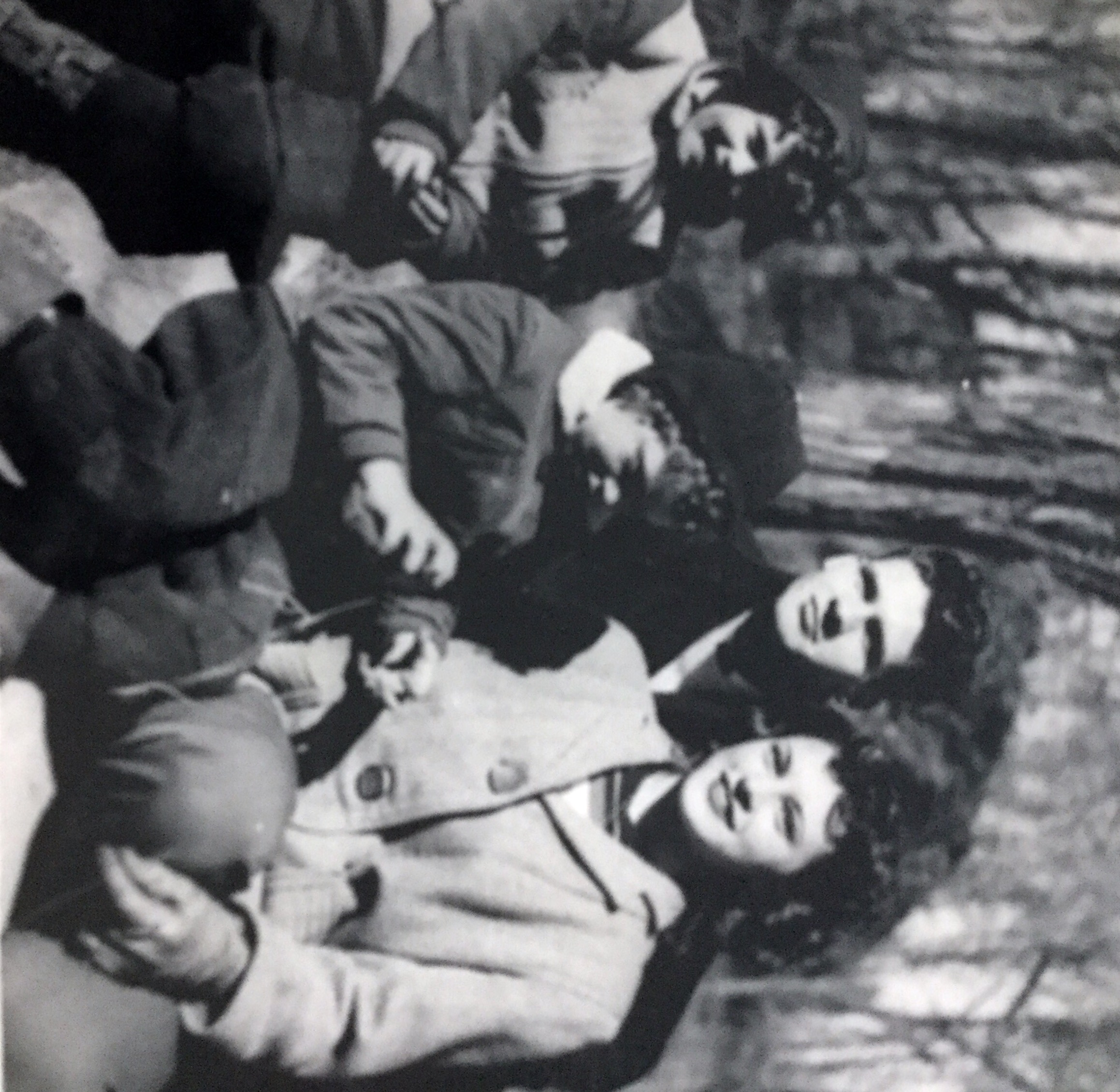 Roger, Eleanor, Anna & Arlita  in Croton March 1950