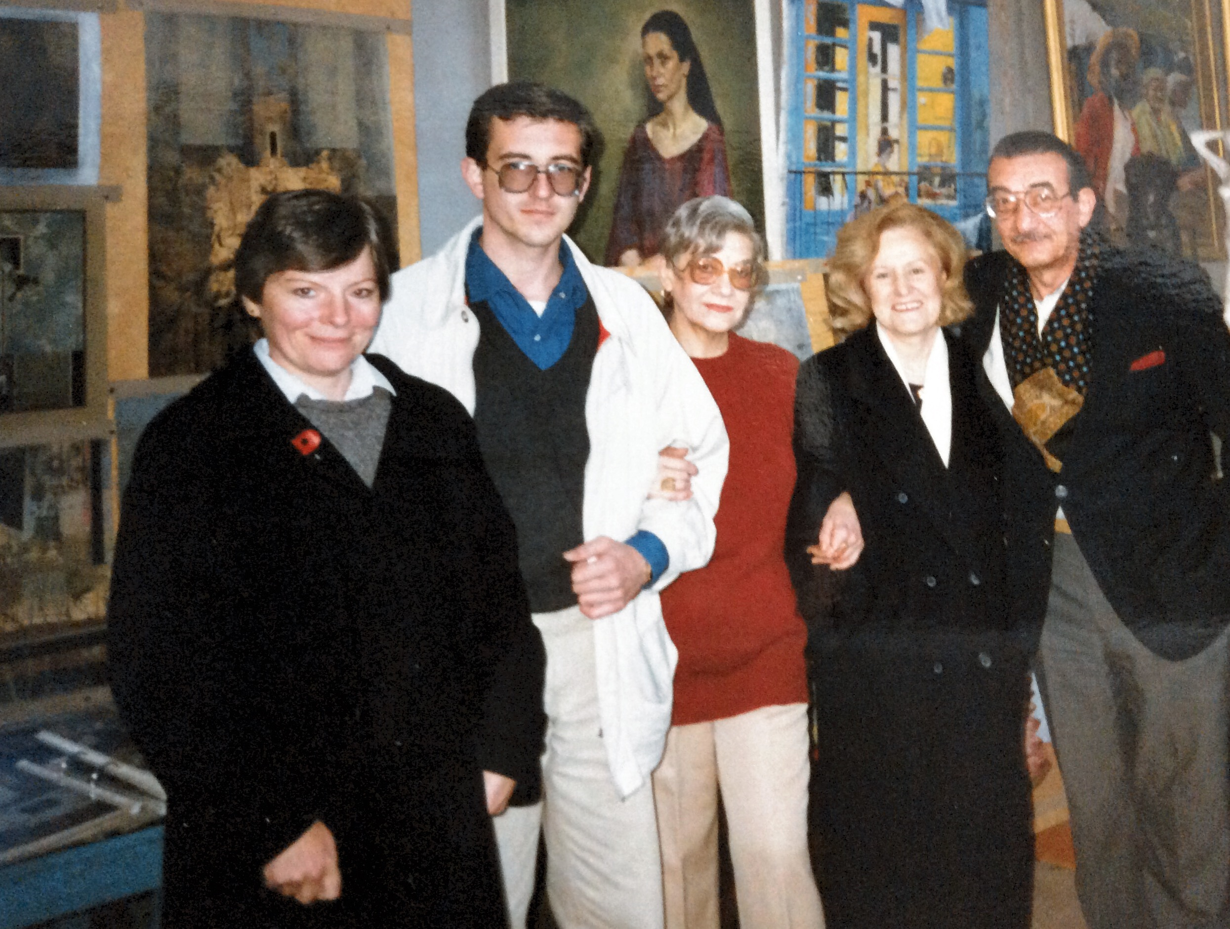 We visited the Atelier of Alexander Berdysheff in Tbilisi with Elizabeth Smith and Alexander’s parents. In 1997.