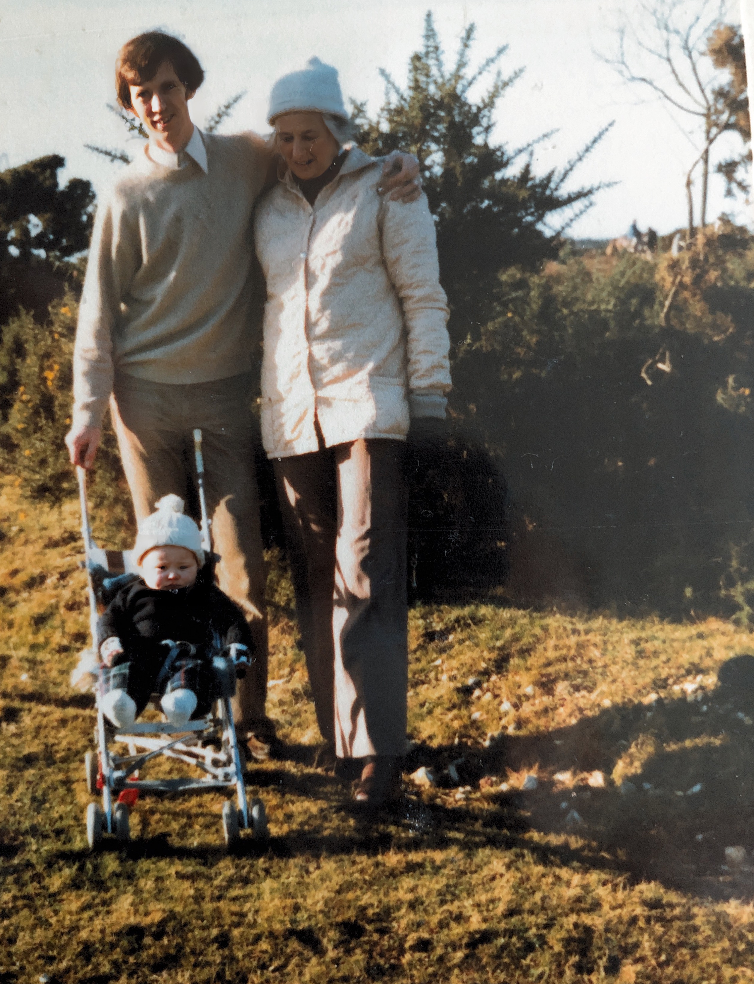 Colin, Mum and Nick in about 1980(?)