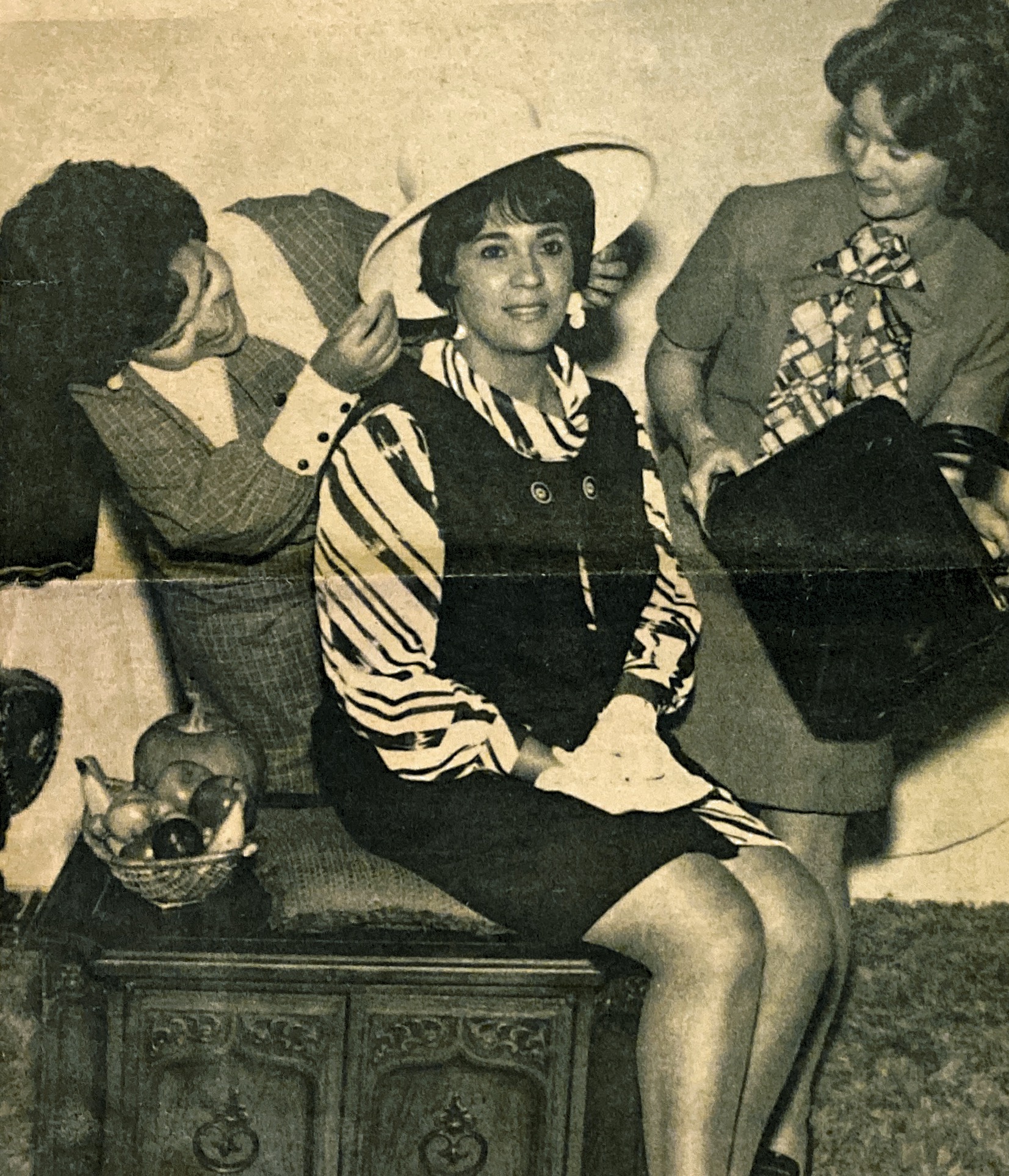 My mother was a member of the local
Women club back in the 60’s. She participated in a fashion show to raise money for a local charity. 
Here she is dressed beautifully in her zebra print fashion. Mama passed January 18, 2020. I have wonderful memories to cherish of the beautiful woman that she was inside and out. 