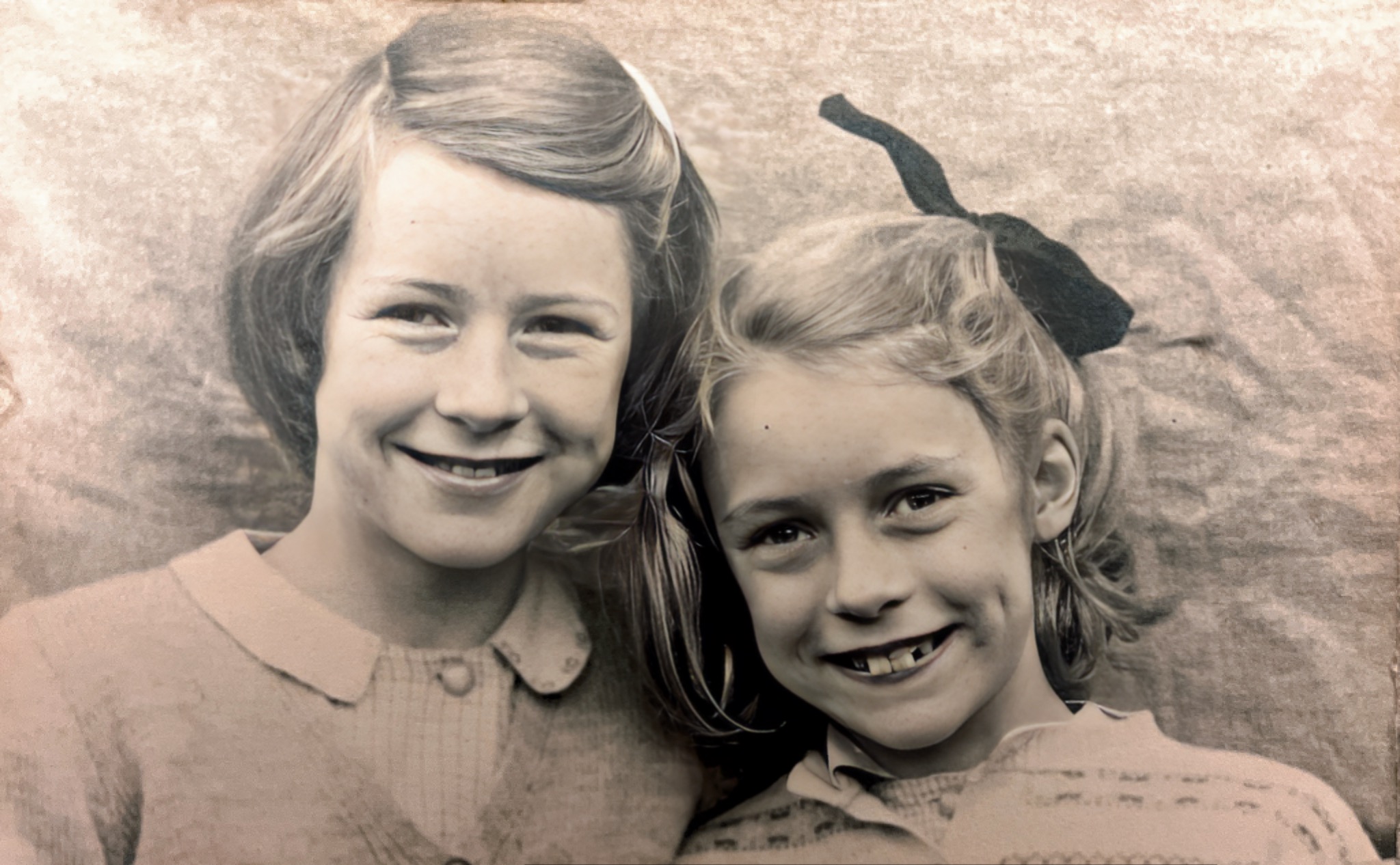 Sheelagh Leonard (left) Jane Leonard (right) Year 1952