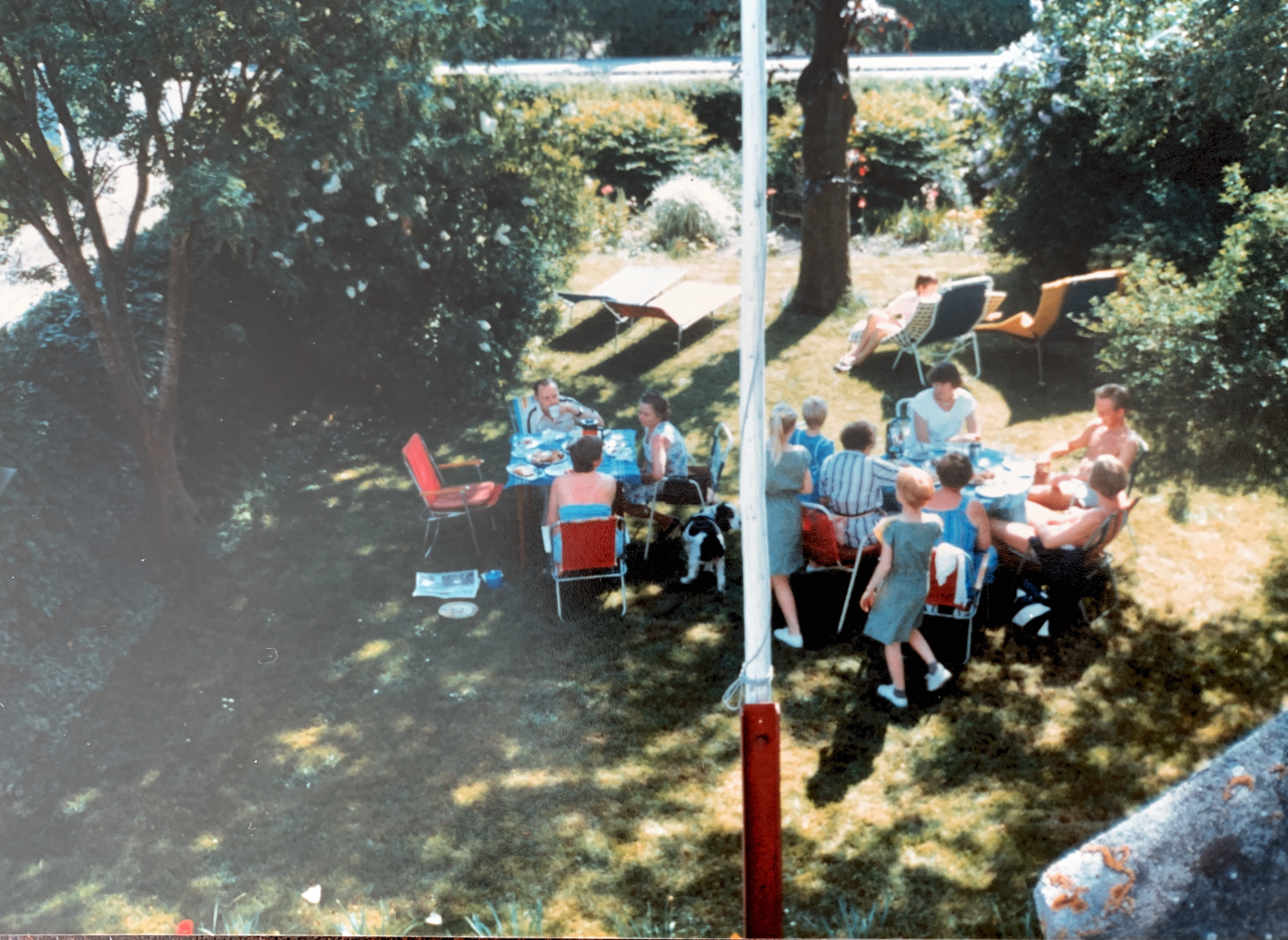 En sommerdag hos Mormor og Bedstefar i 1985