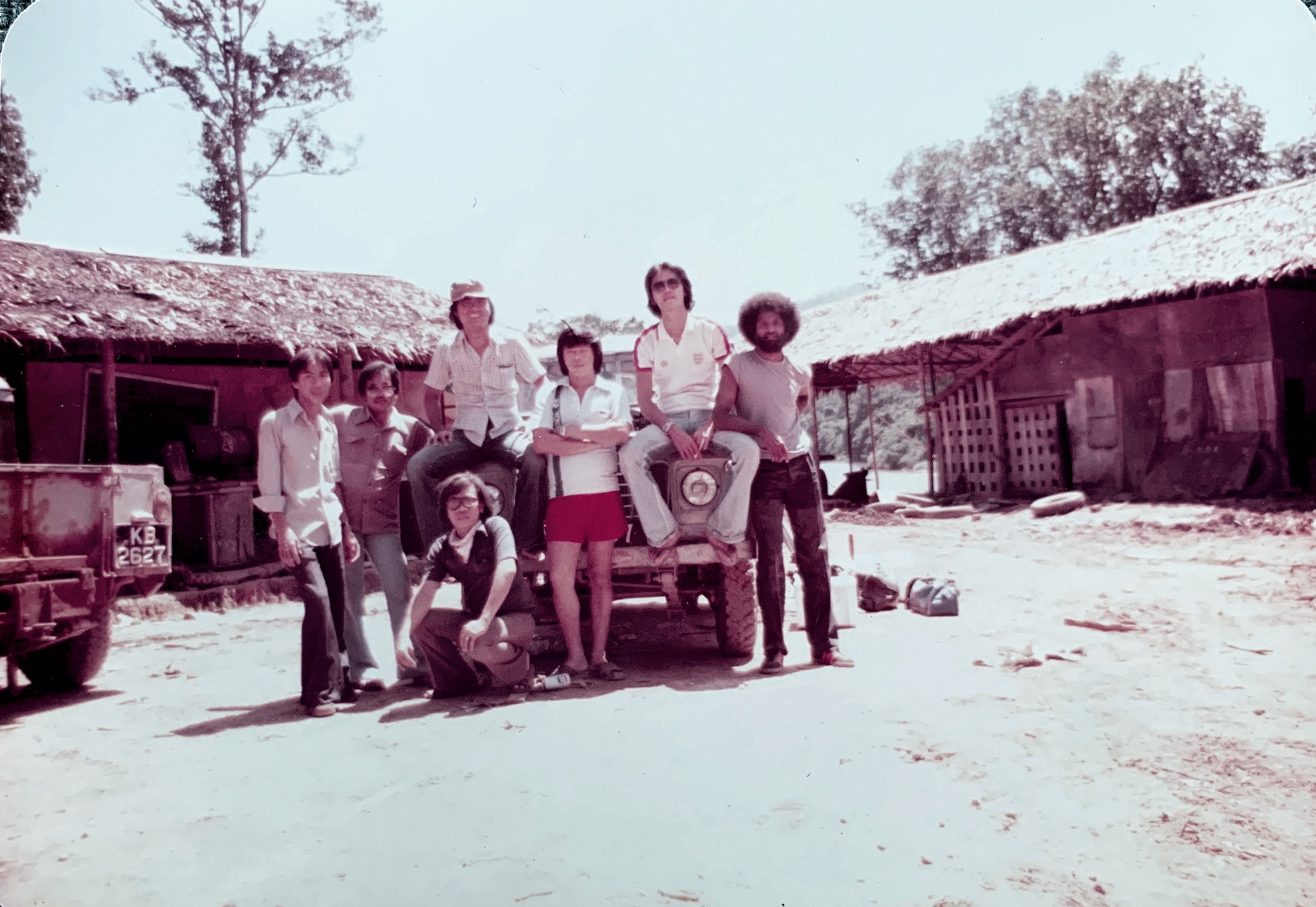 Tropical Veneer Bhd,Logging camp , Trengganu 1980