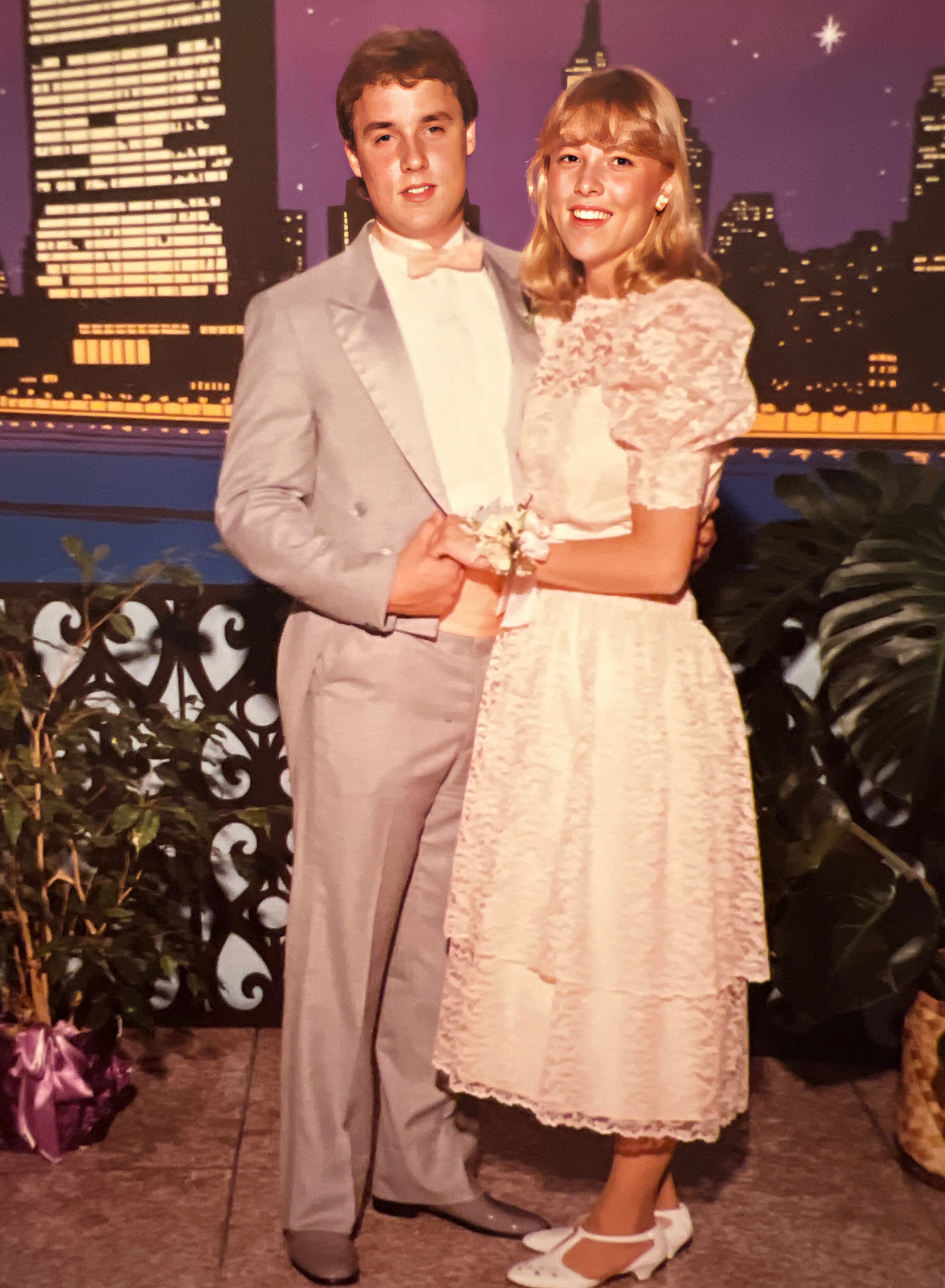 MacArthur HS Prom, 1985 Brad Schimmel, Stephanie Richards