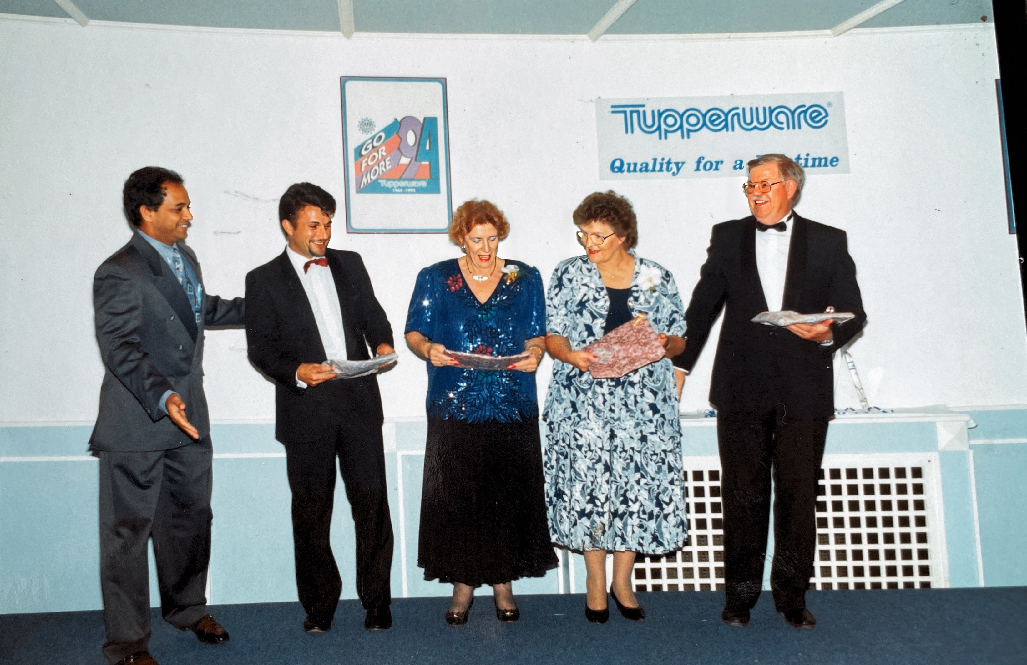 Some of Tupperware’s HO staff in 1994