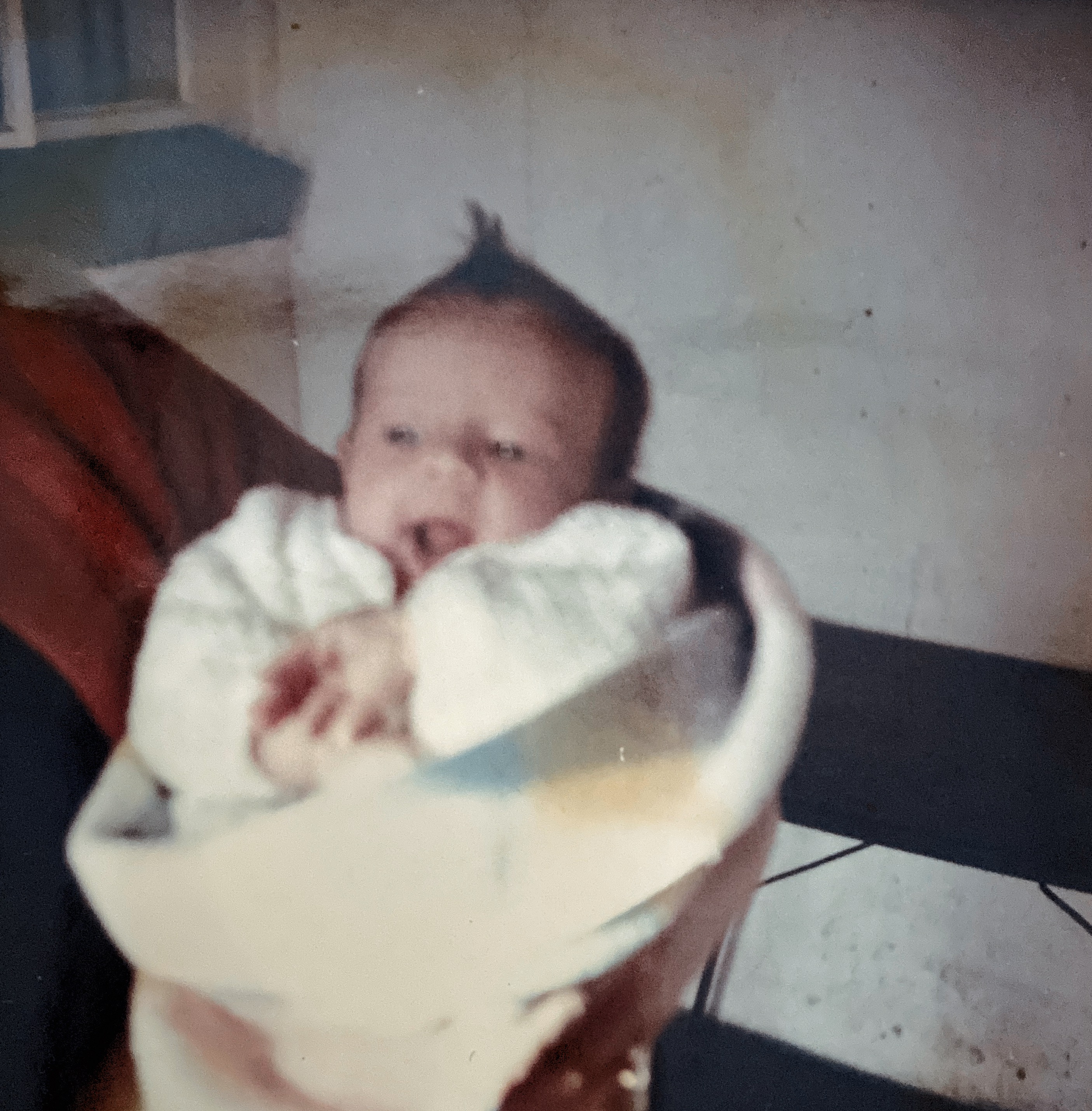 Me as a newborn July 1975.