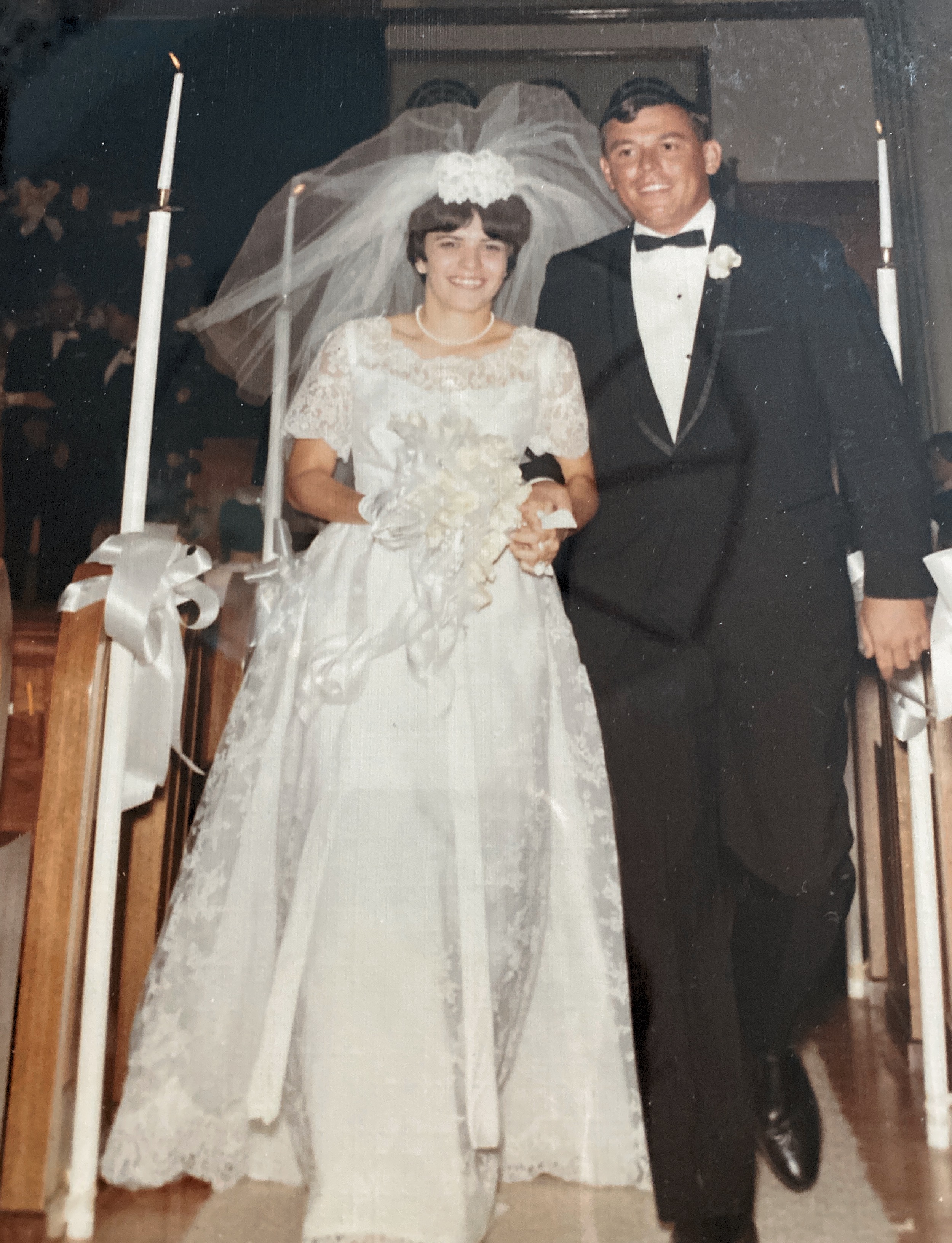 Our wedding day, August 12, 1967.