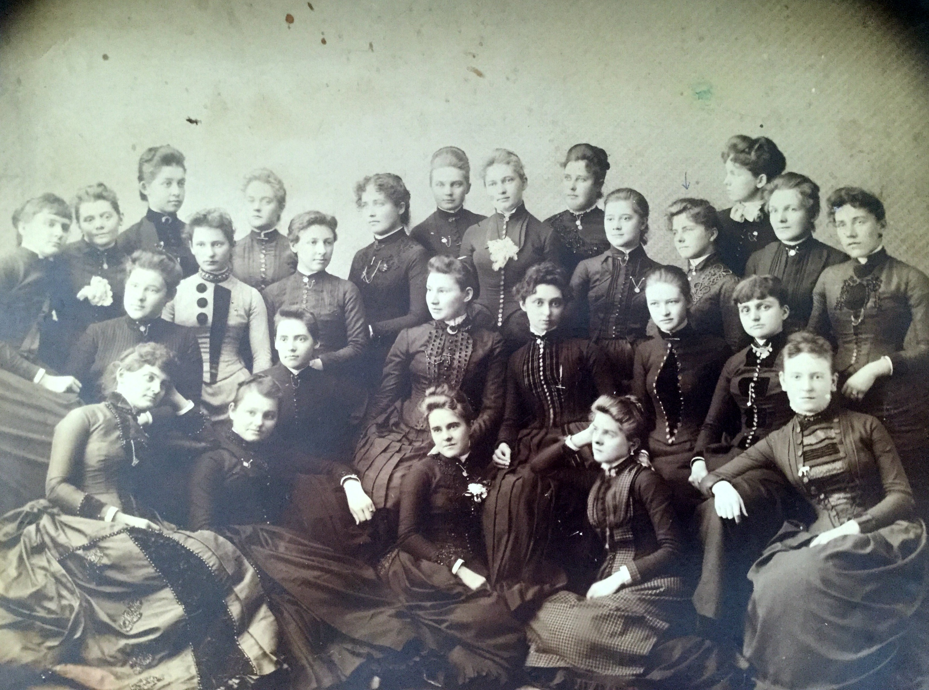 Akron High School, Akron, OH graduation, 1885